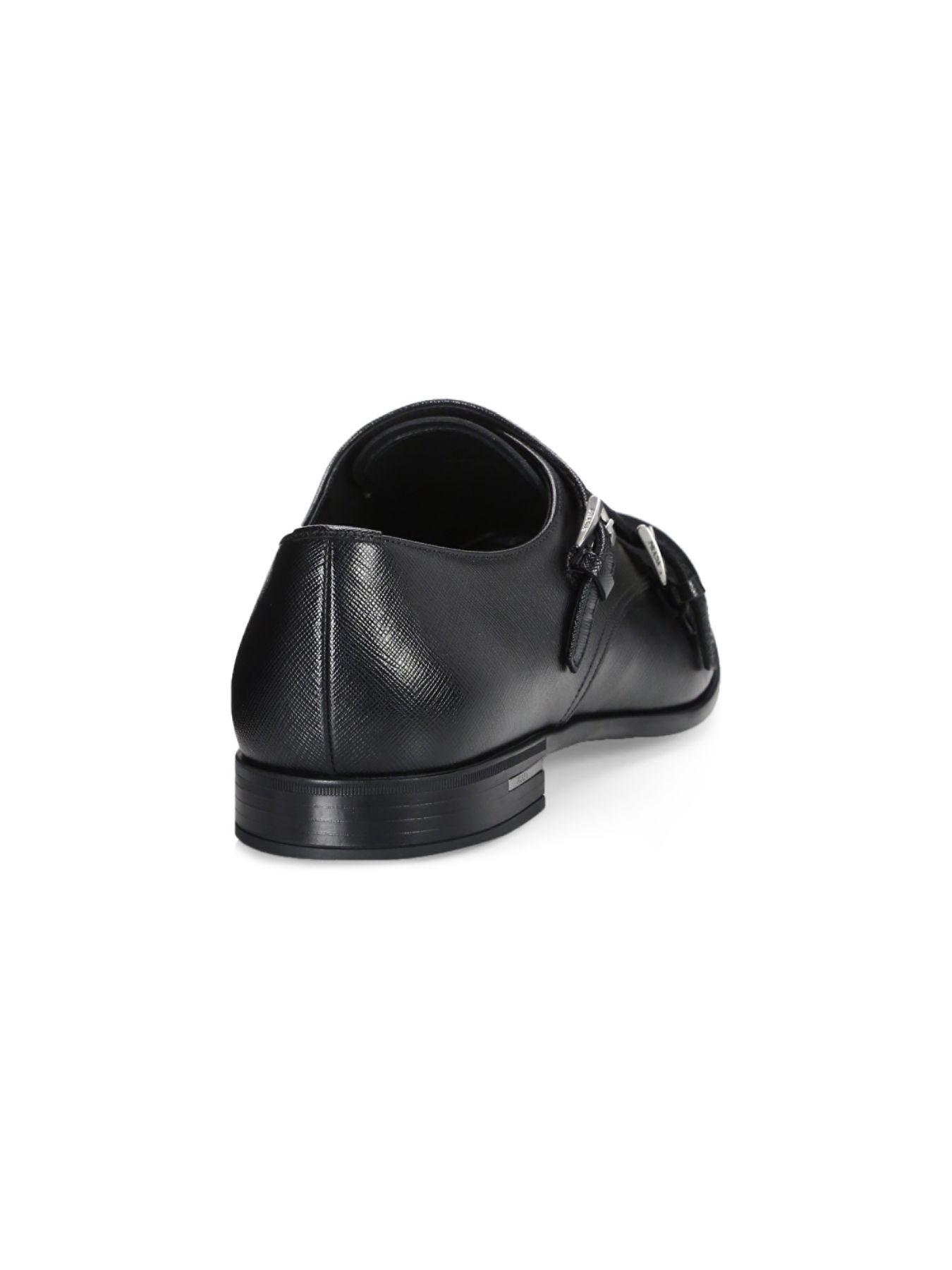 prada mens monk strap shoes