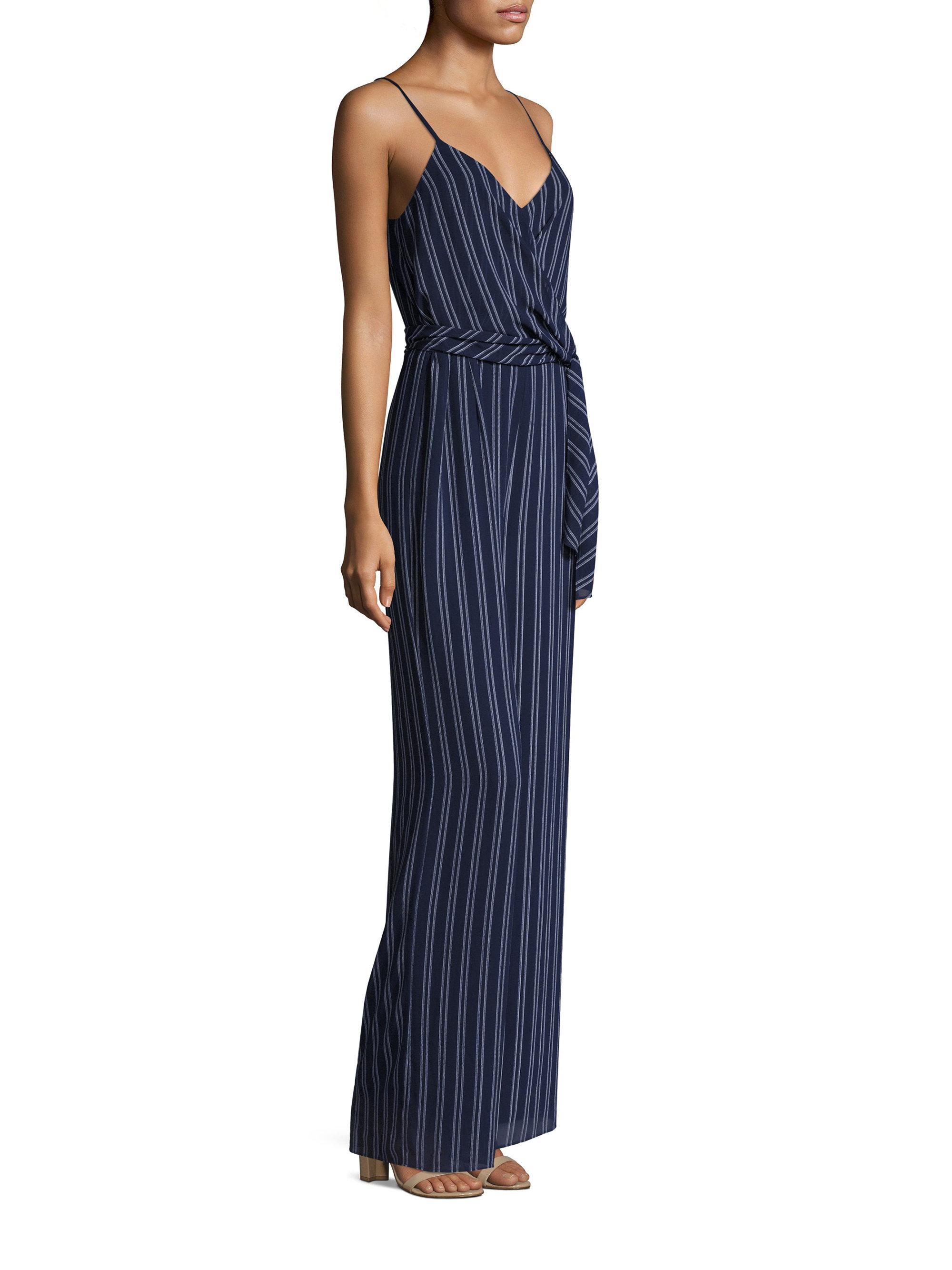 michael kors striped jumpsuit