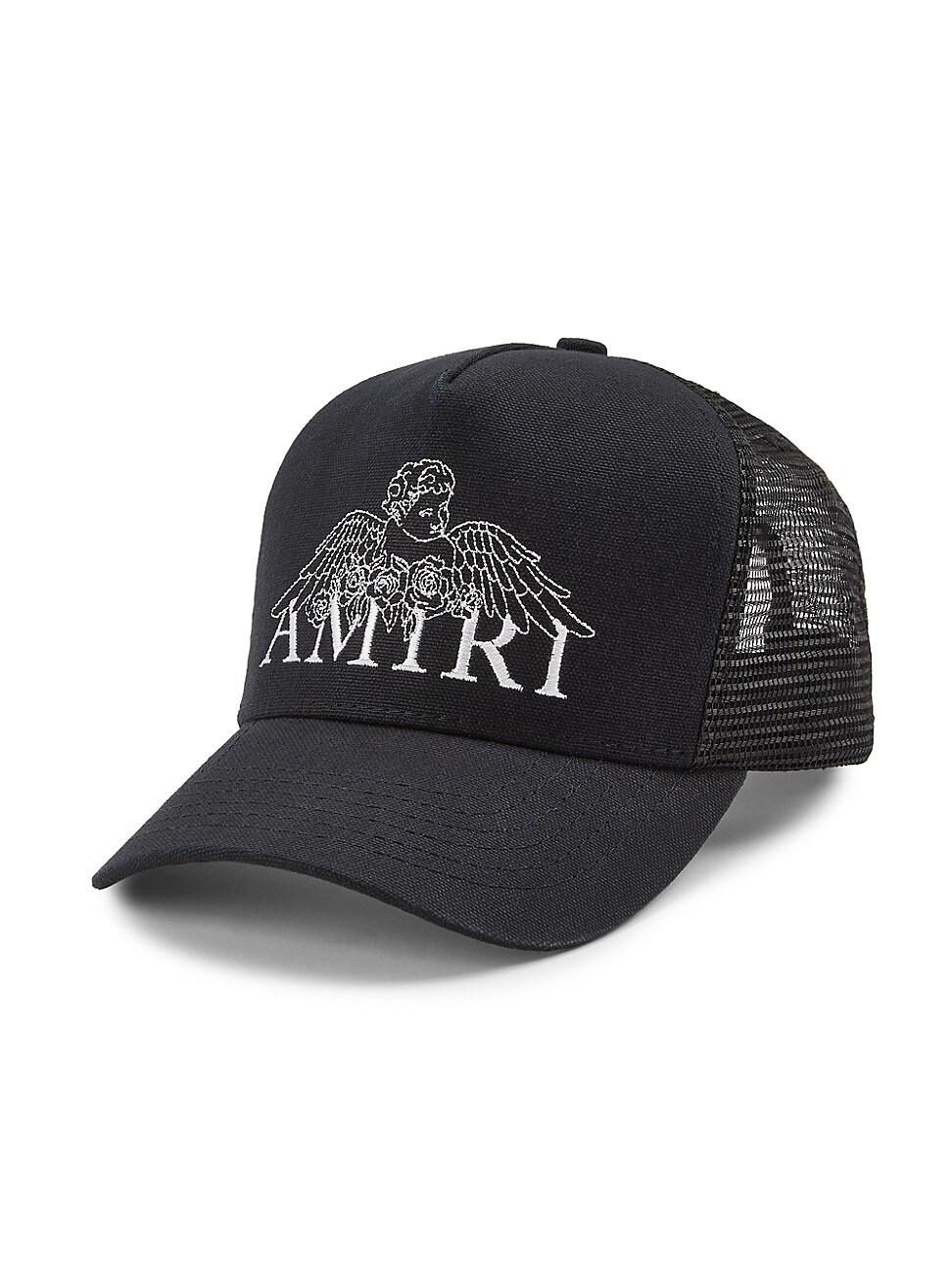 Amiri Cherub Trucker Hat in Black for Men | Lyst