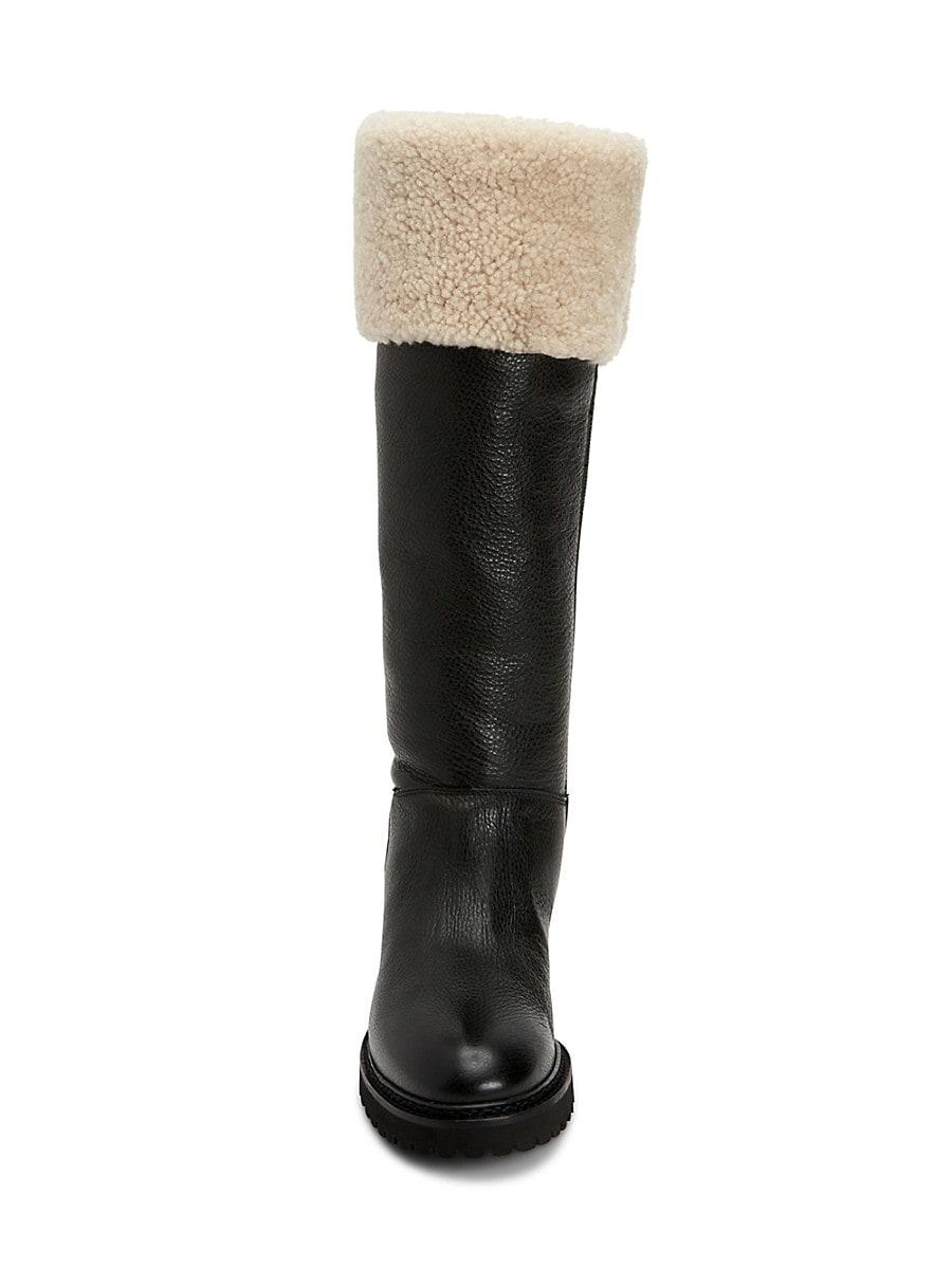 aquatalia shearling boots
