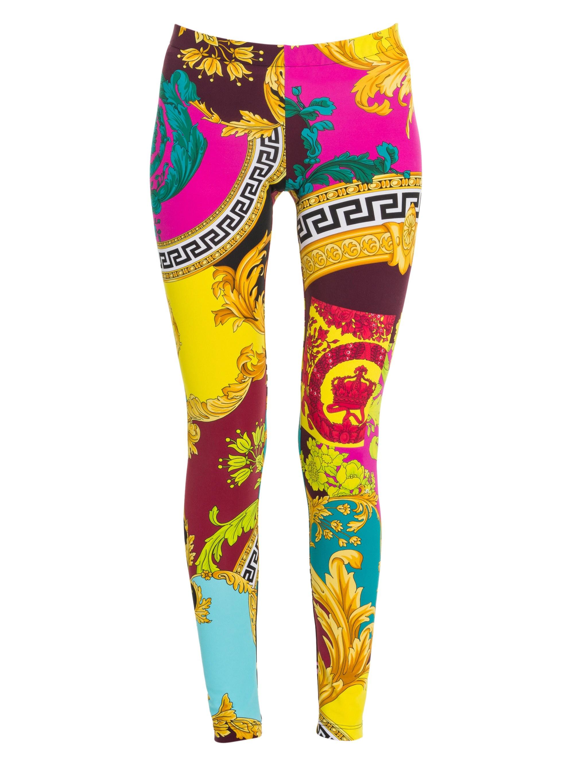 versace tights leggings