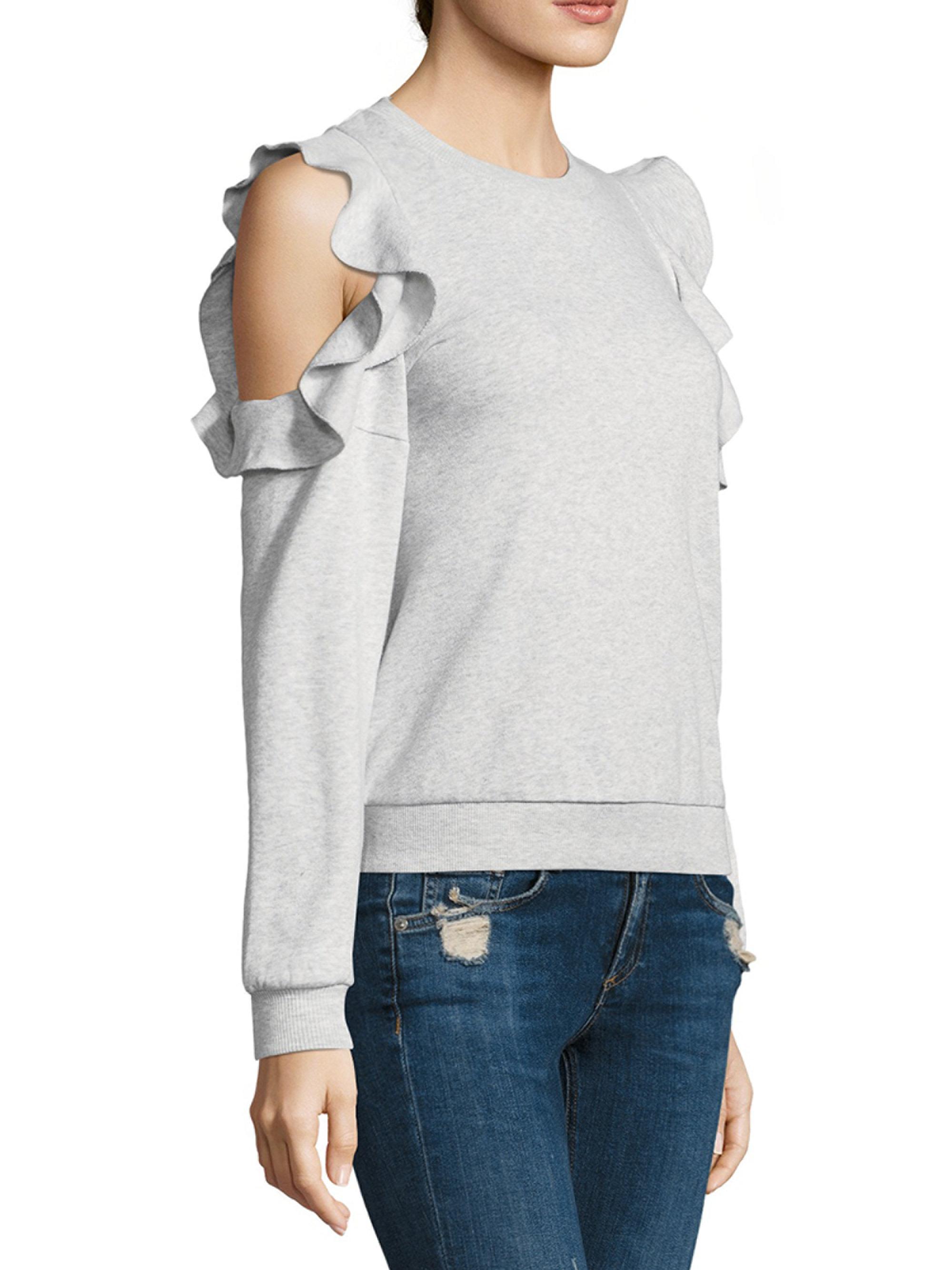 rebecca minkoff gracie cold shoulder sweatshirt