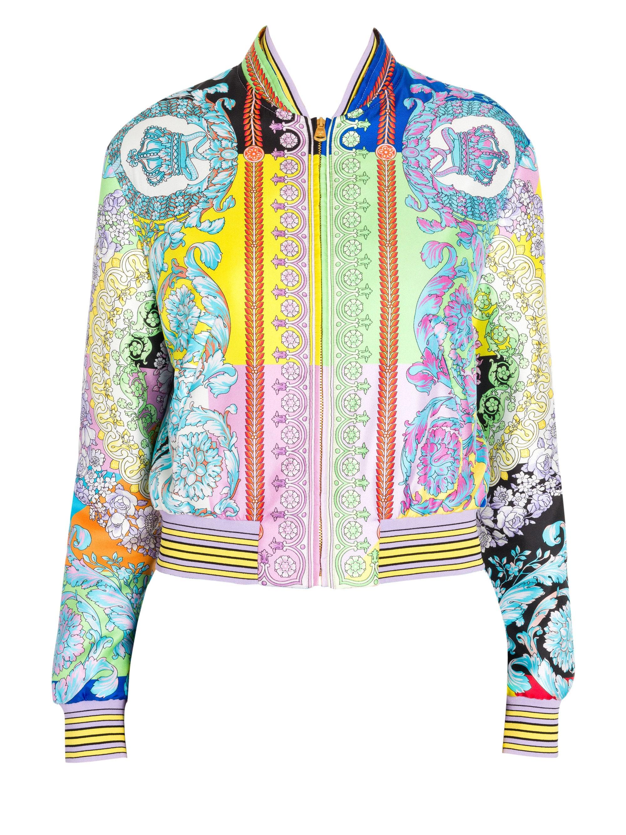 versace bomber jacket womens