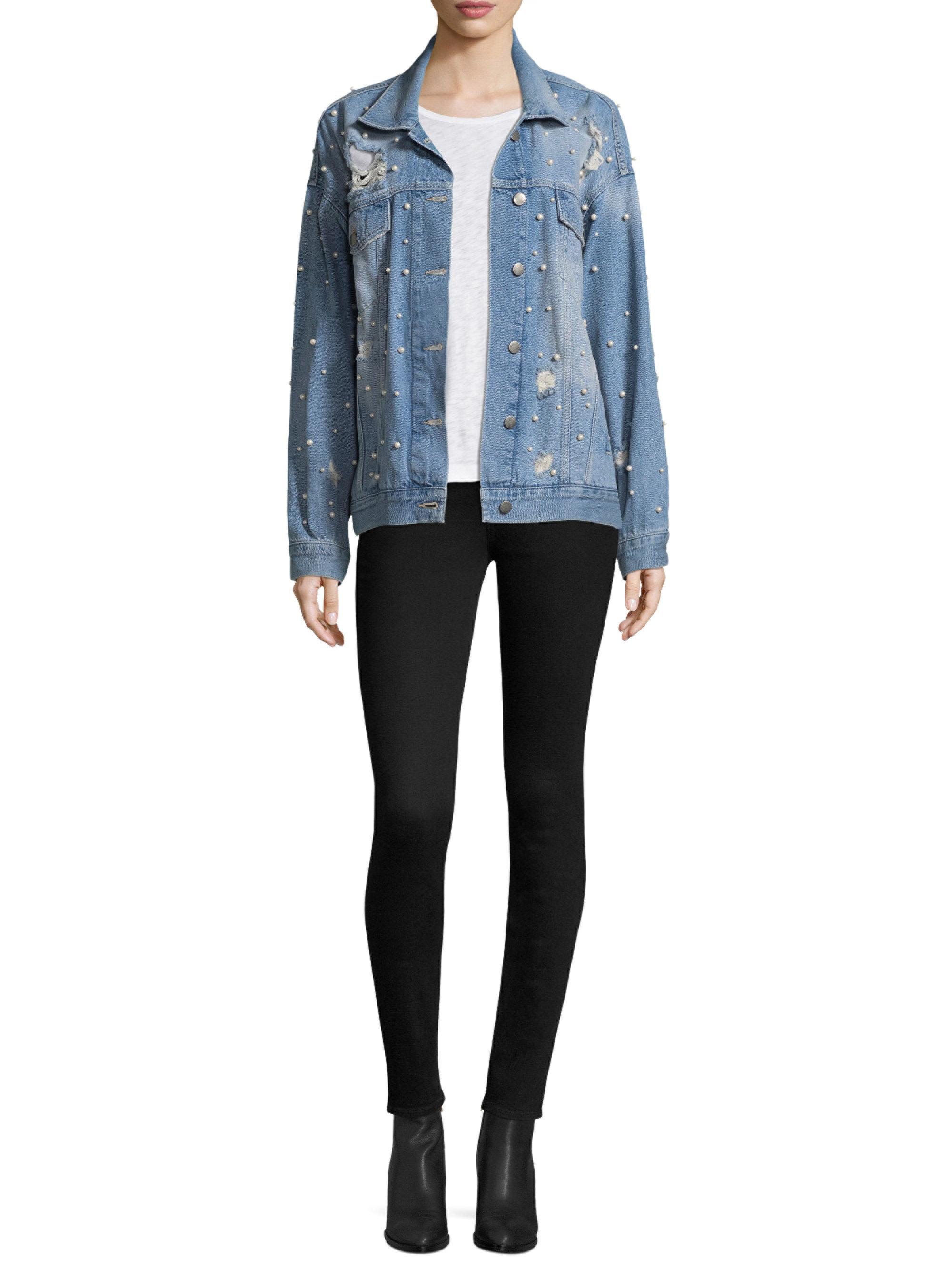 free people sunday funday denim jacket