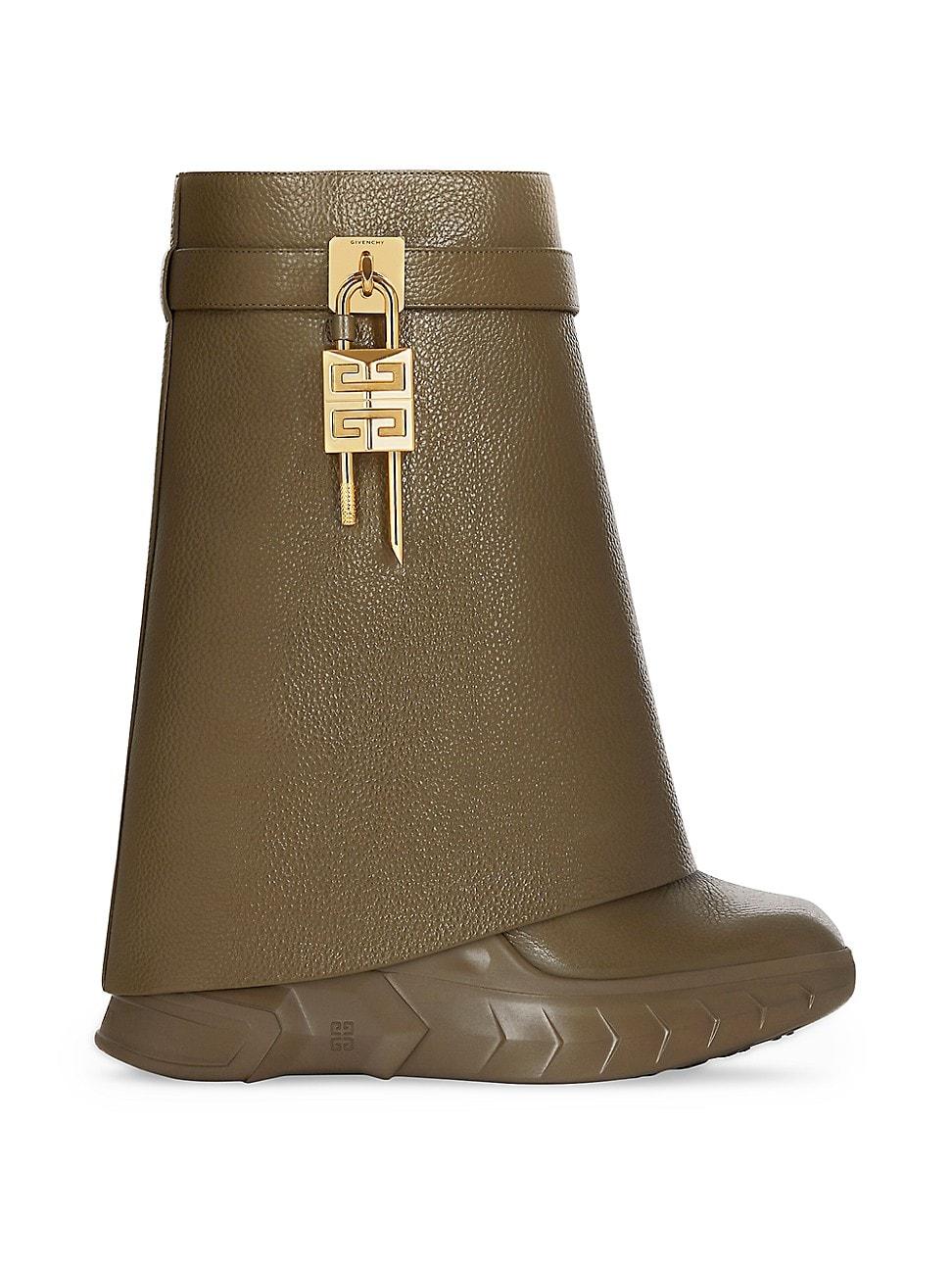 givenchy shark lock ankle boots