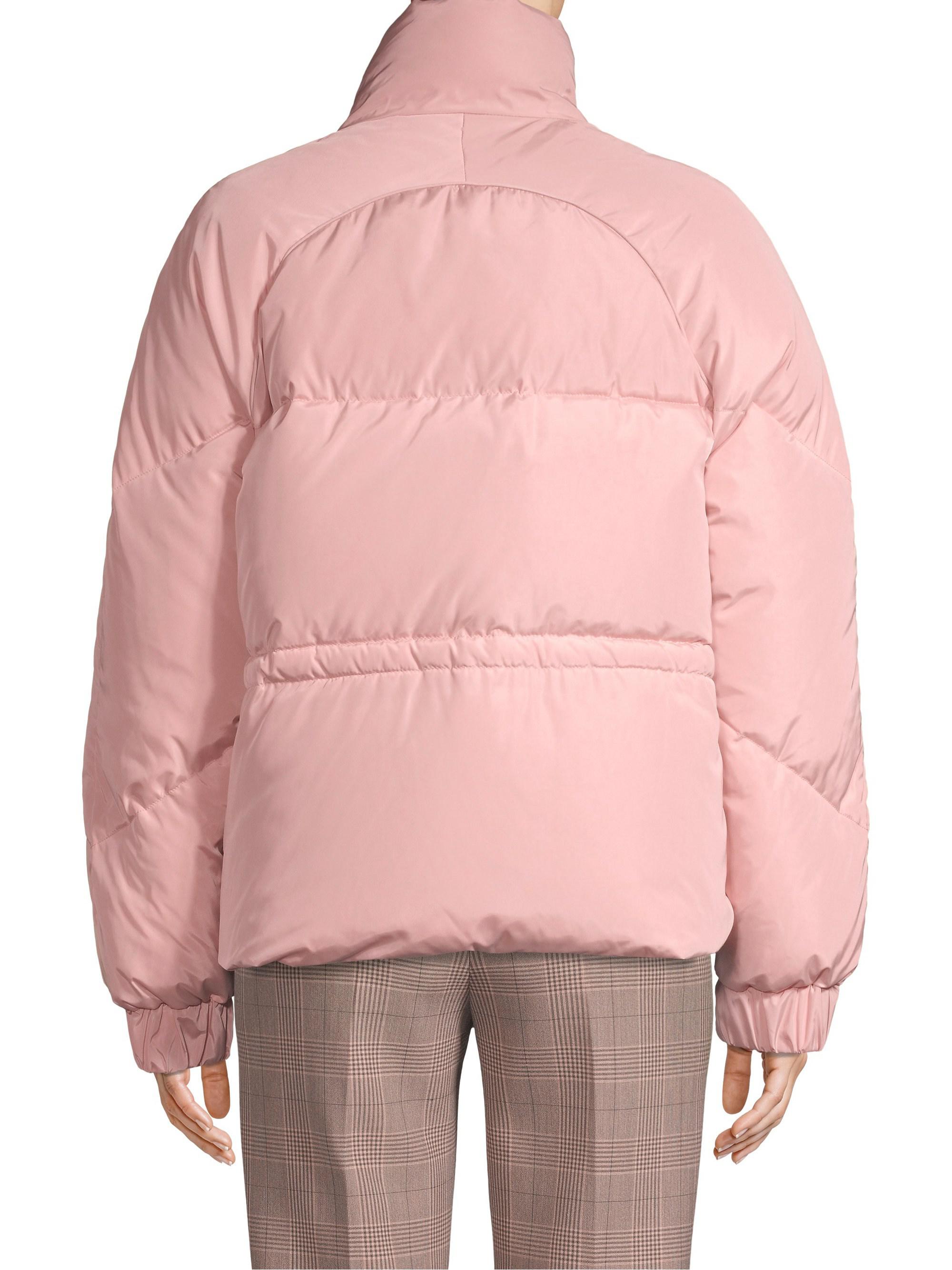 silver pink jacket