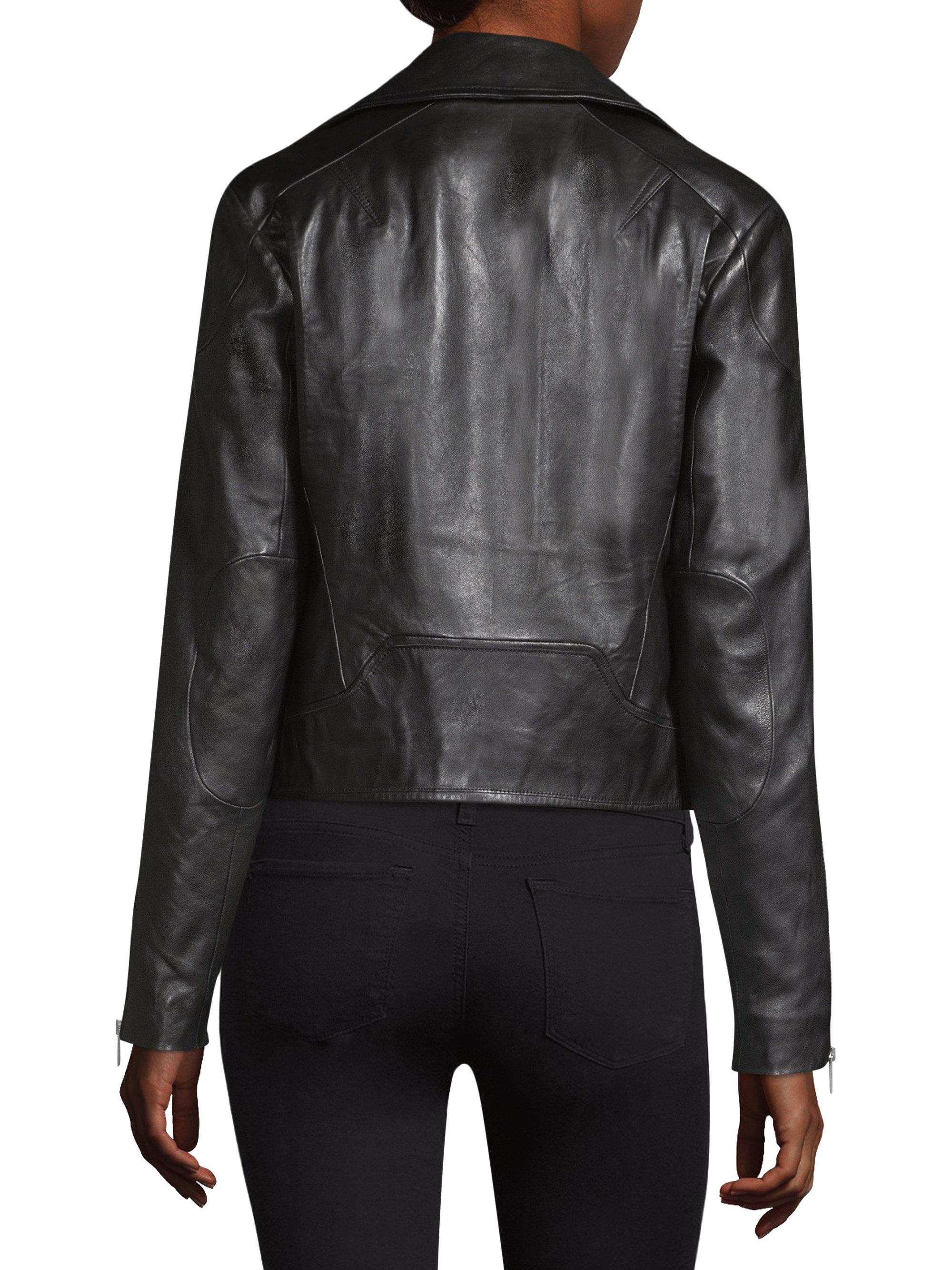 Rag & Bone Griffin Leather Jacket in Black - Lyst