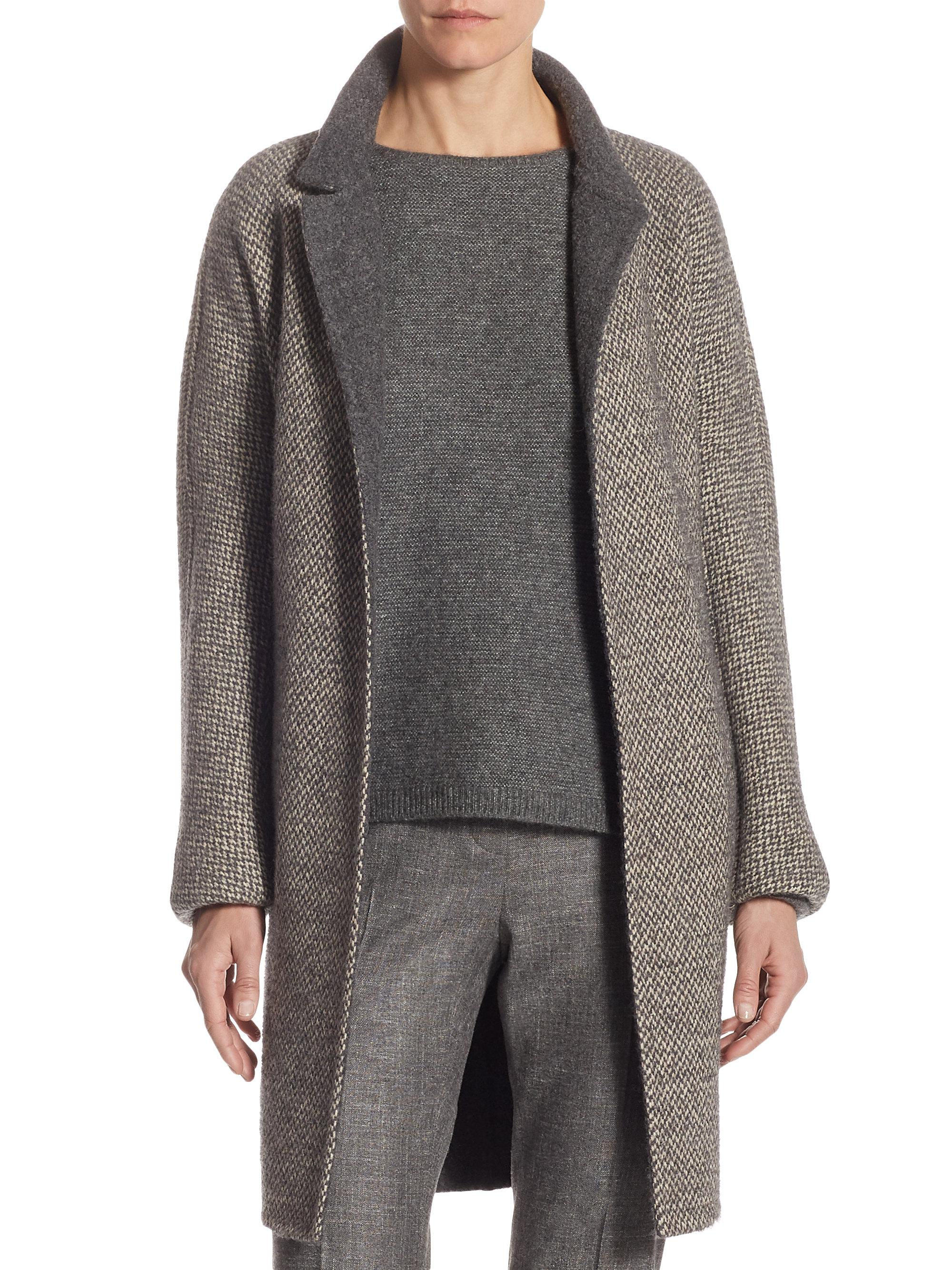 Loro Piana Ramsey Reversible Wool & Alpaca Jacket in Gray - Lyst