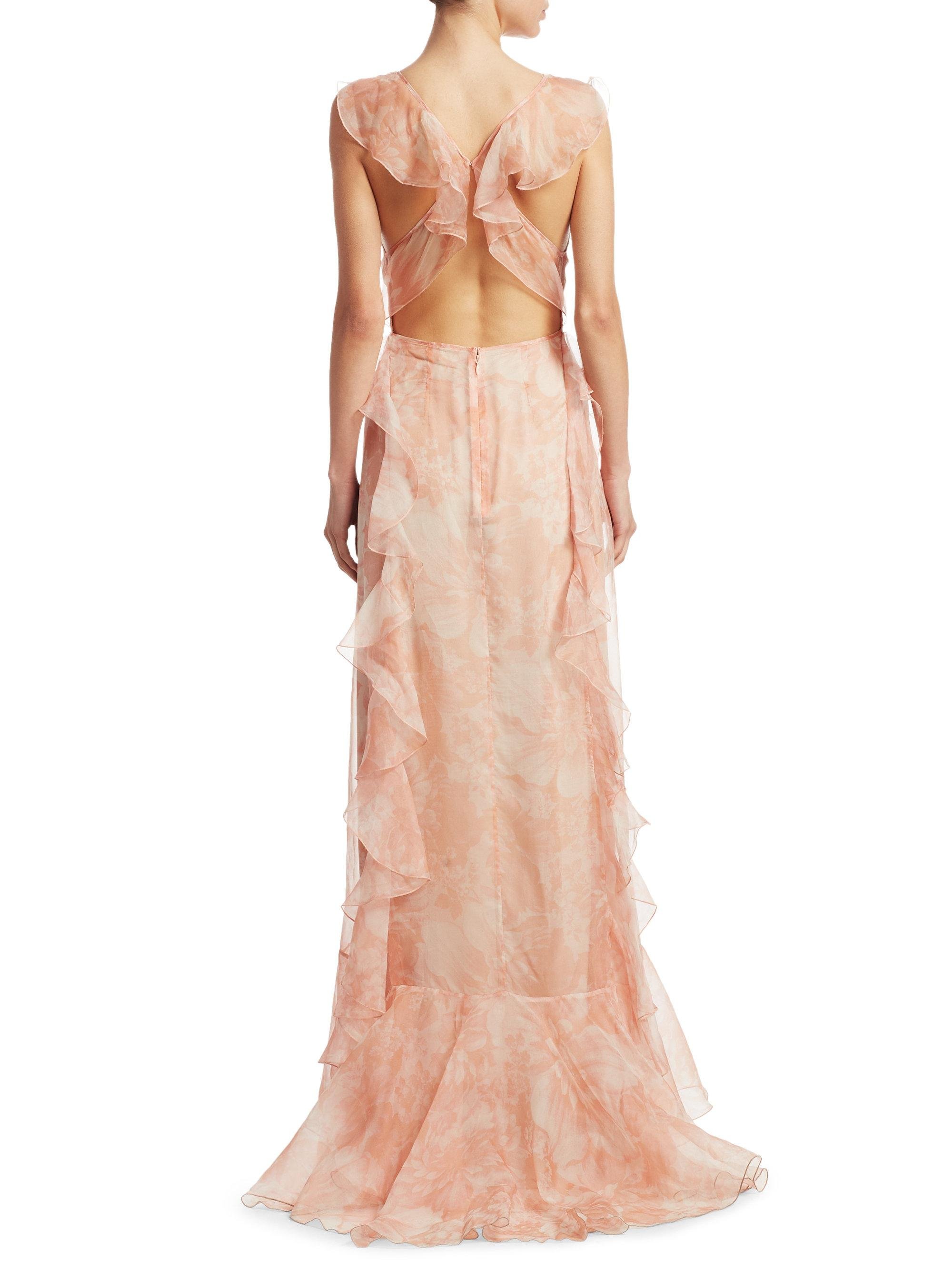 alice mccall peach dress