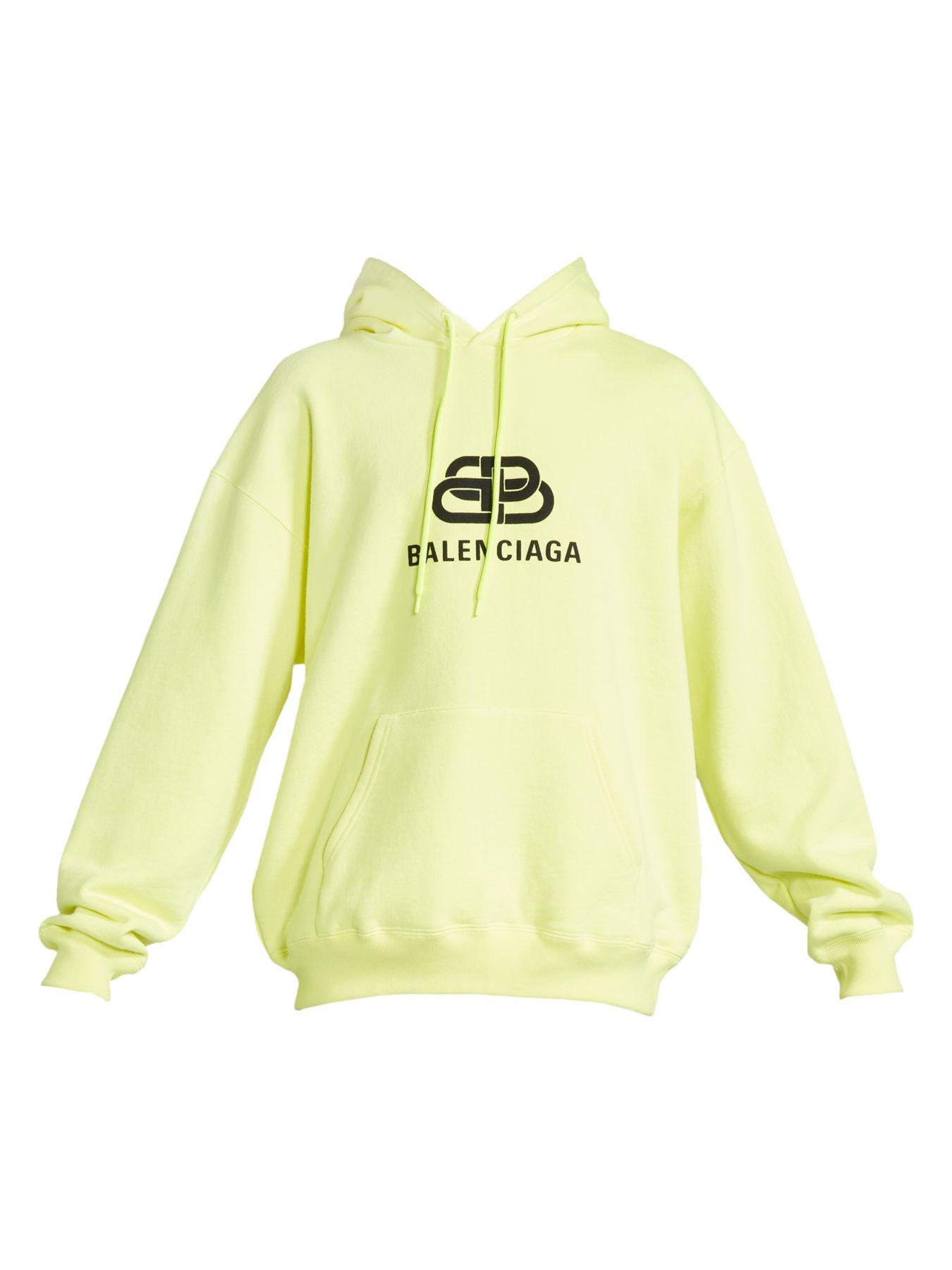 lime green balenciaga hoodie