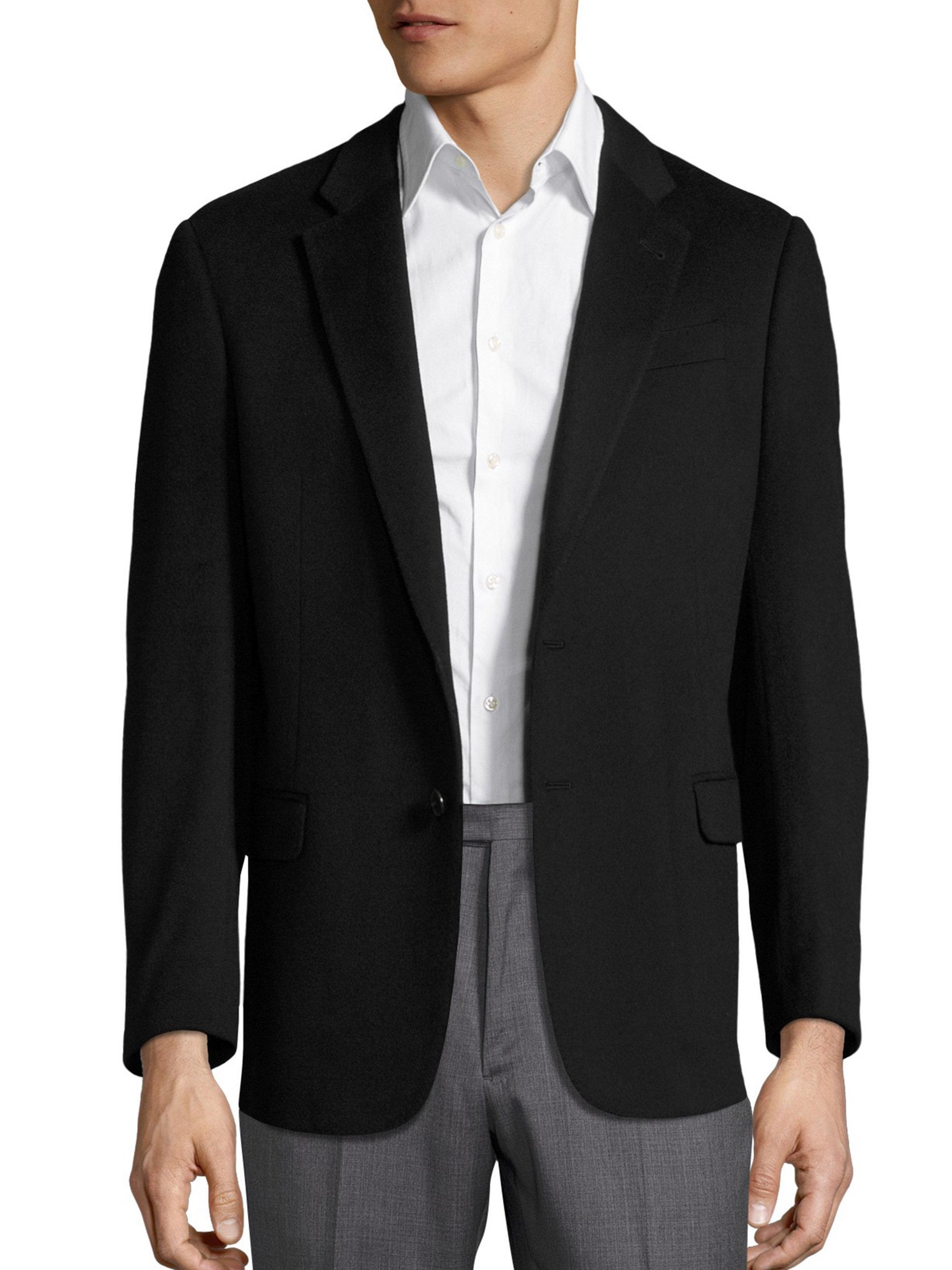 Warmte Piket Tijdreeksen Armani Cashmere Sport Coat in Black for Men | Lyst