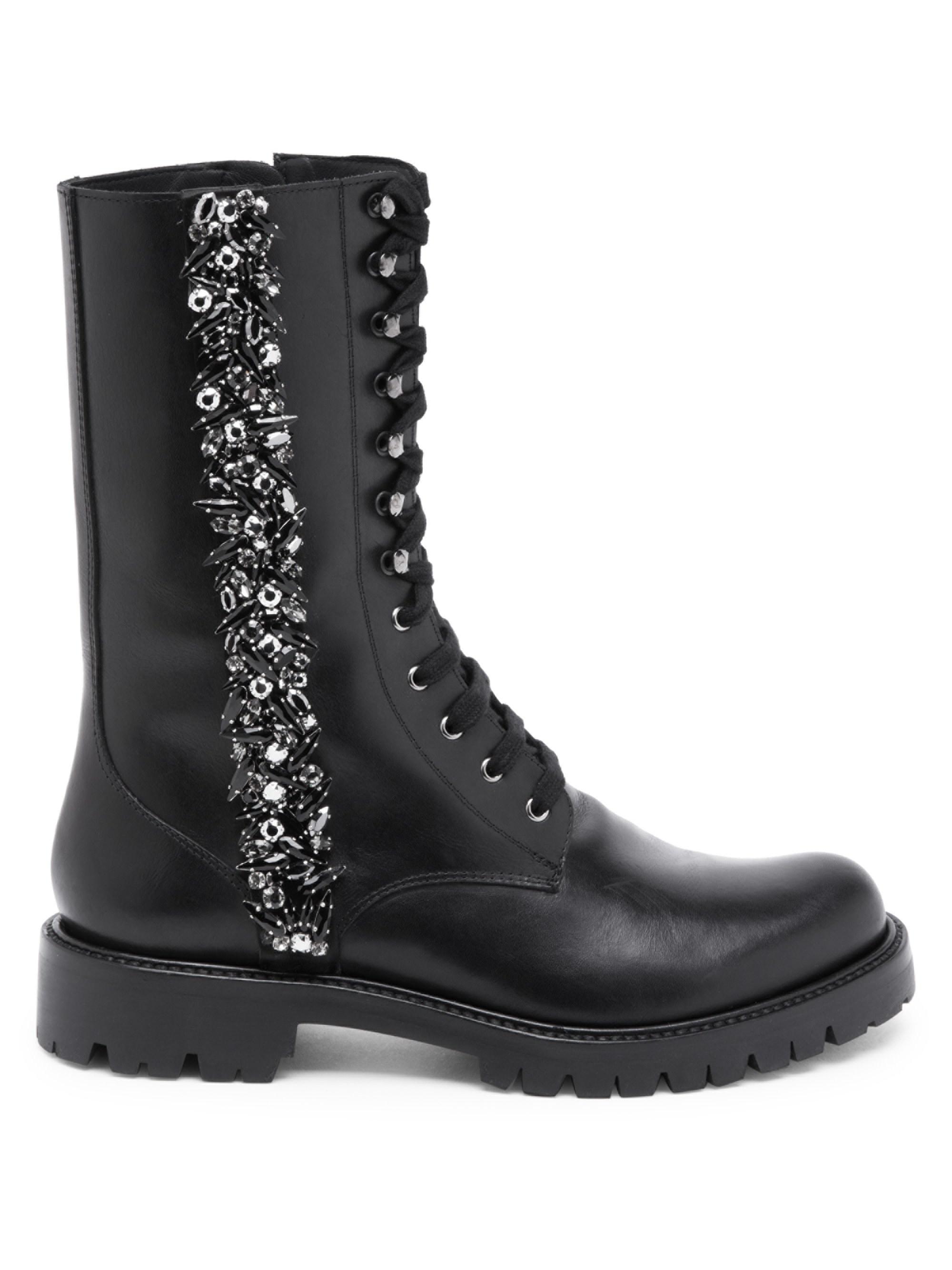 Sequin biker boots Clearance