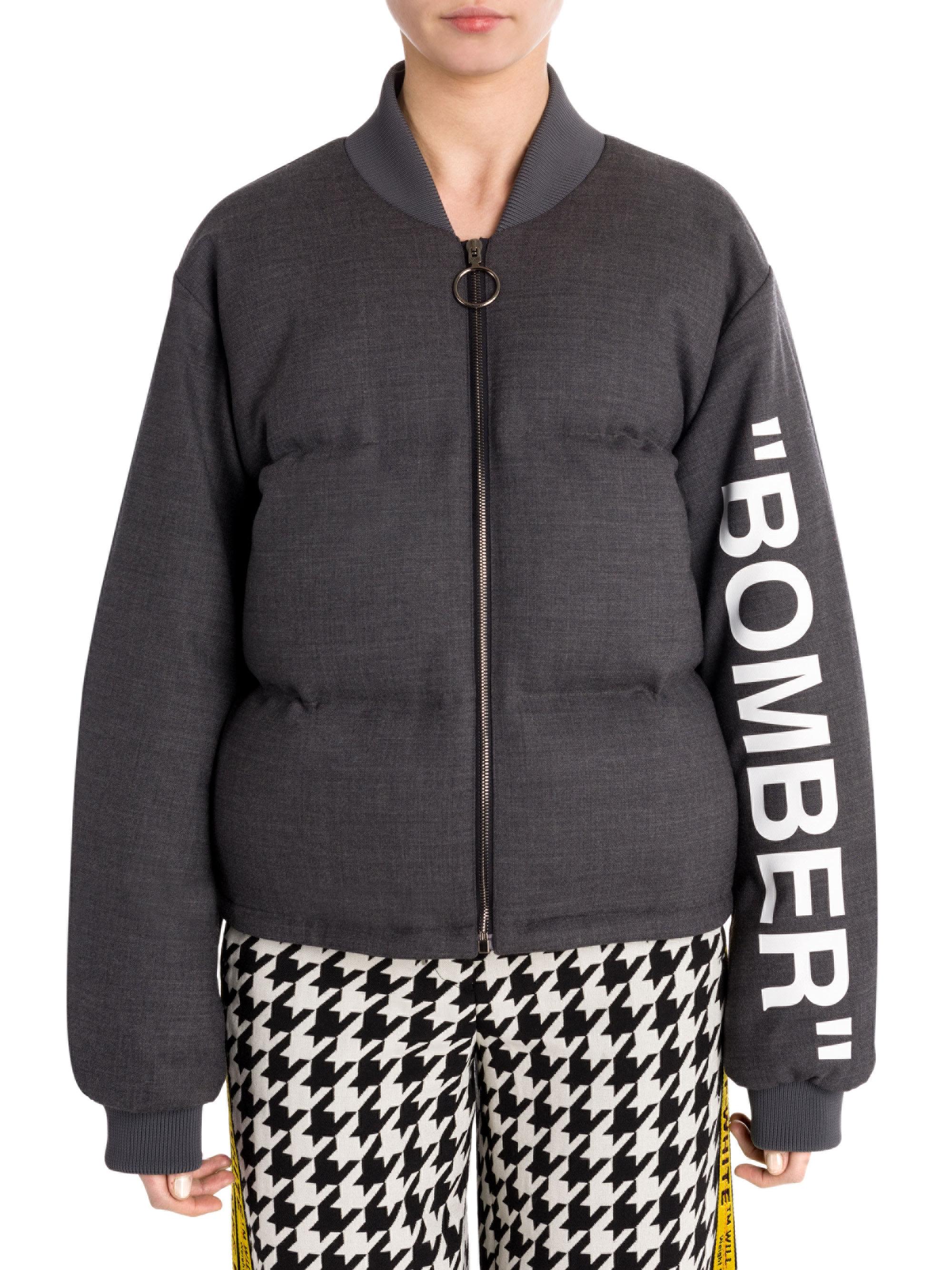 off white bomber