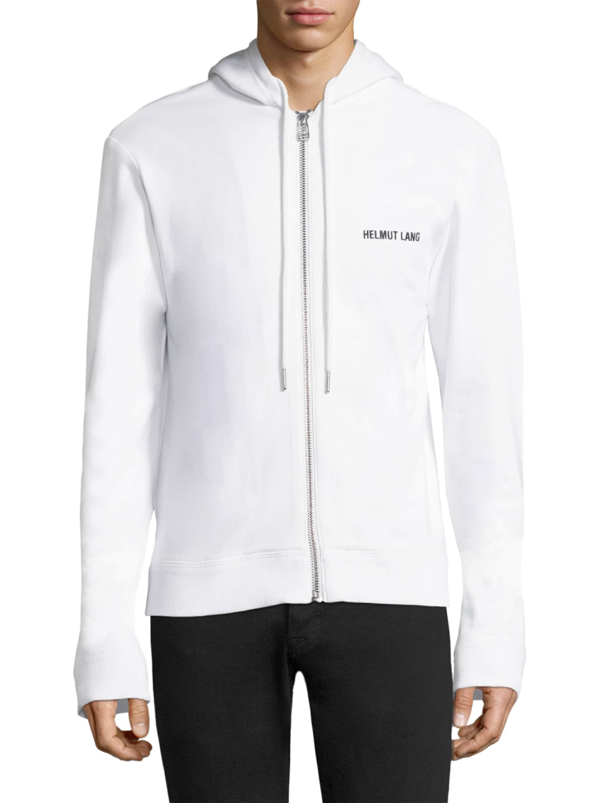helmut lang hoodie zip