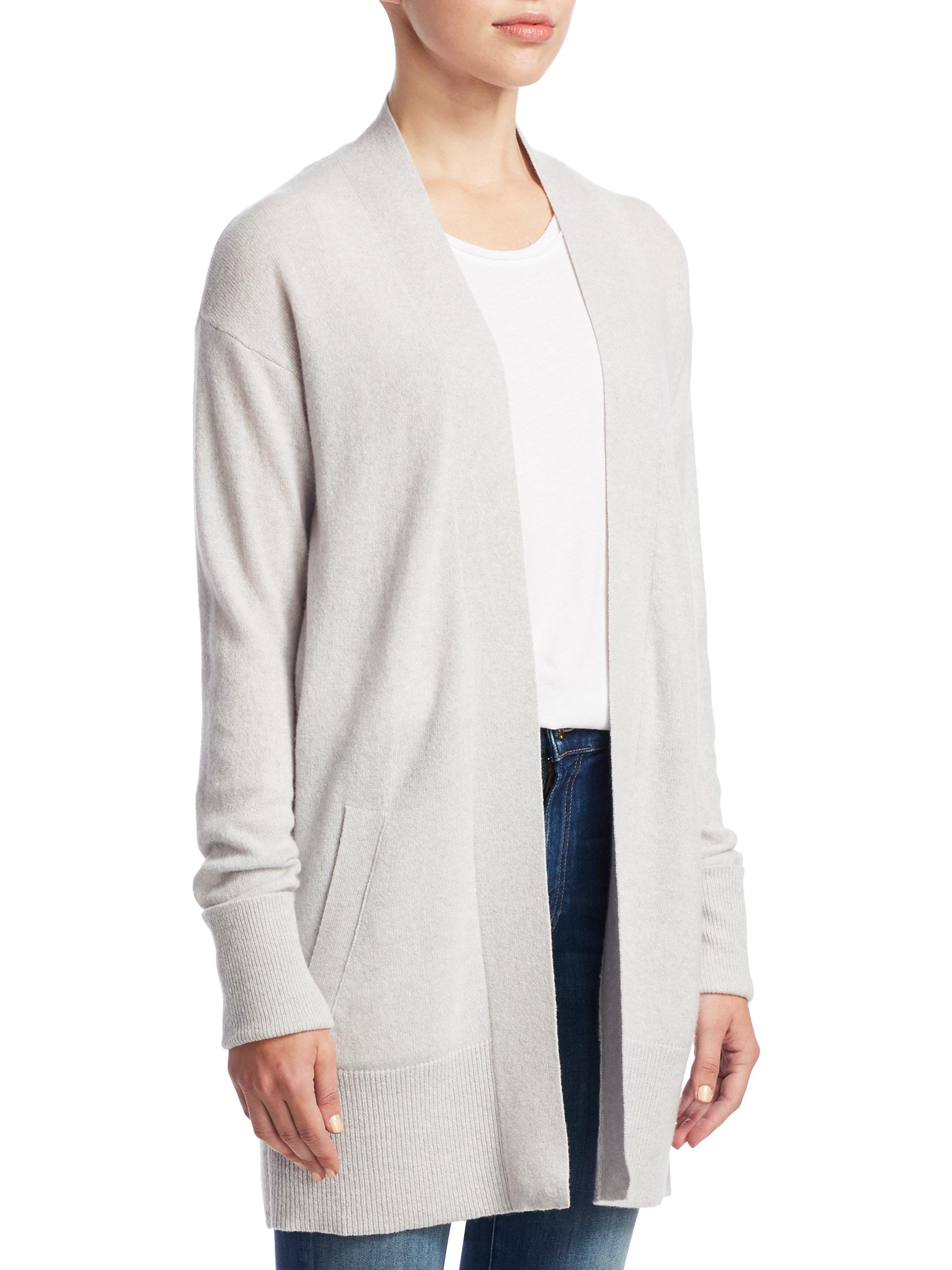 theory open front cardigan