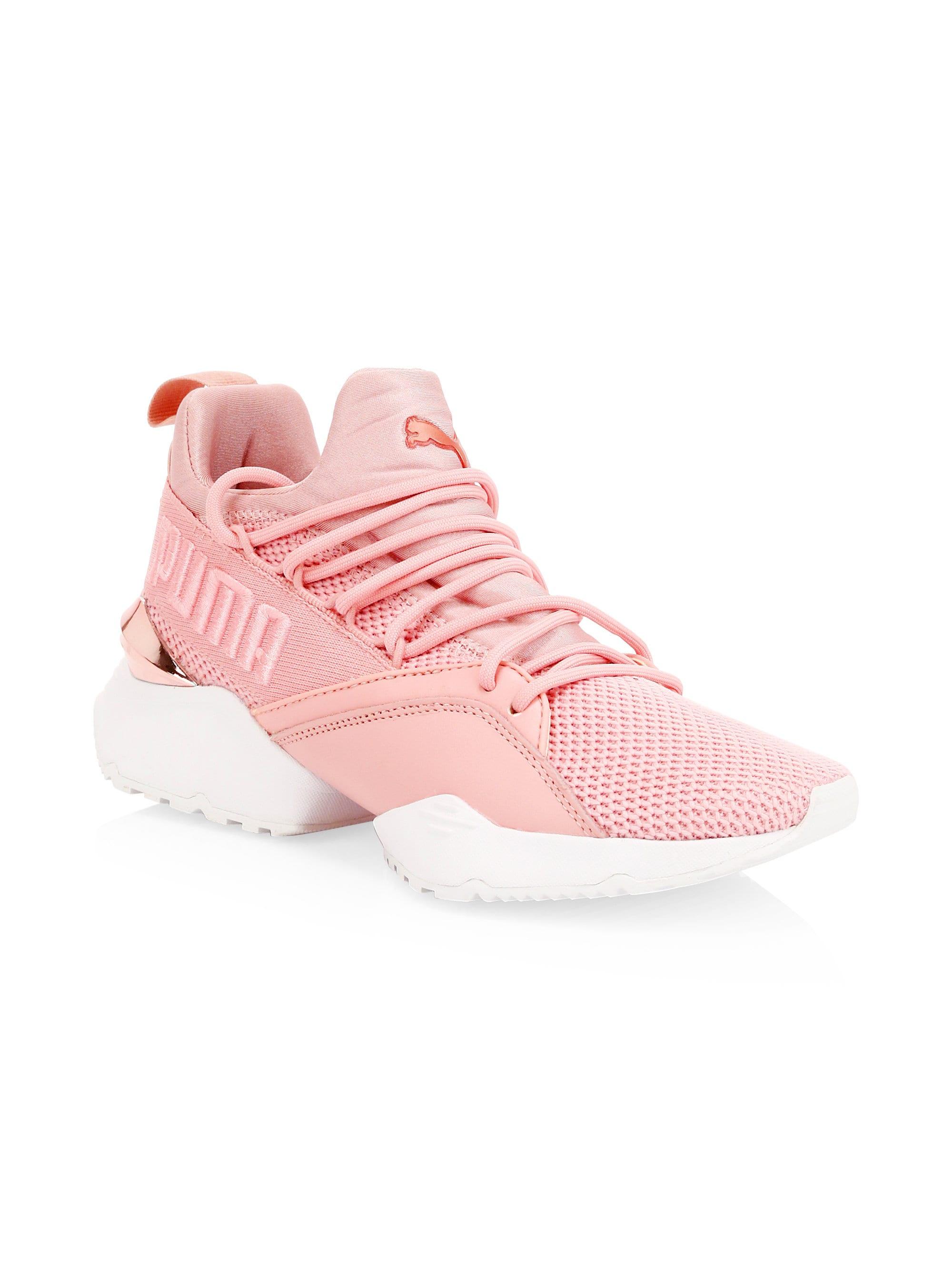 muse maia metallic rose women's sneakers
