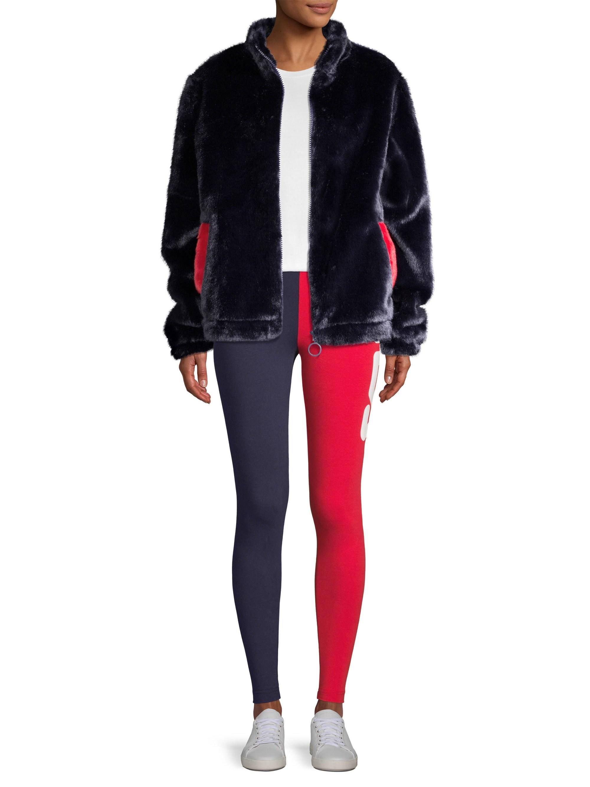 fila arianna faux fur jacket