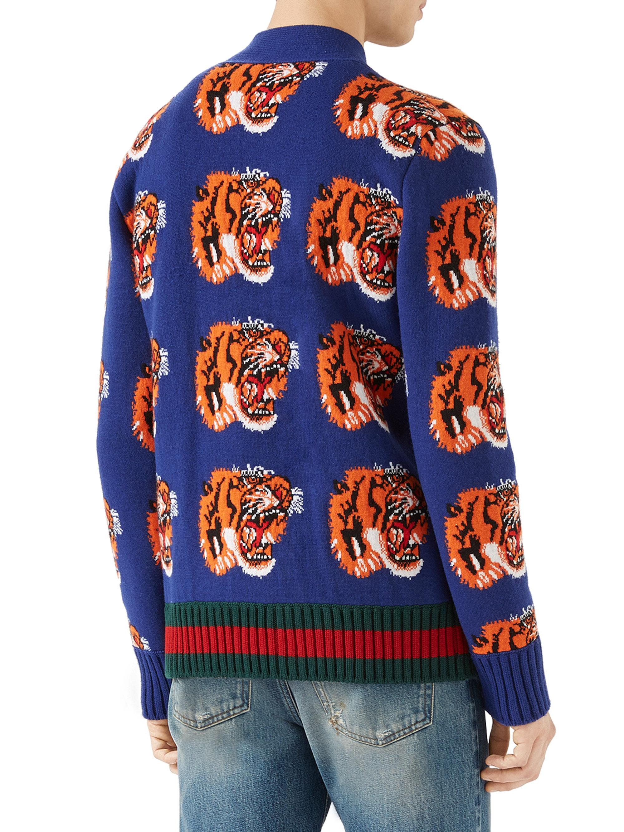 gucci tiger cardigan
