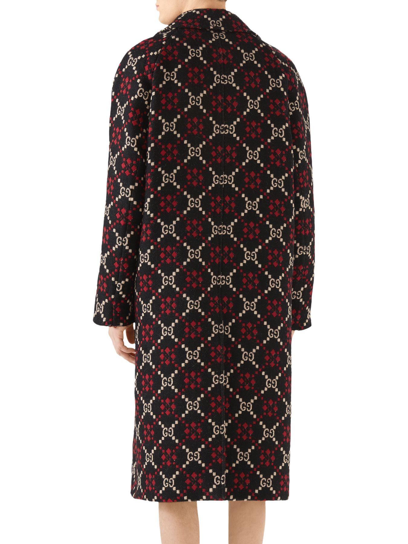 macro gg diamond wool jacket