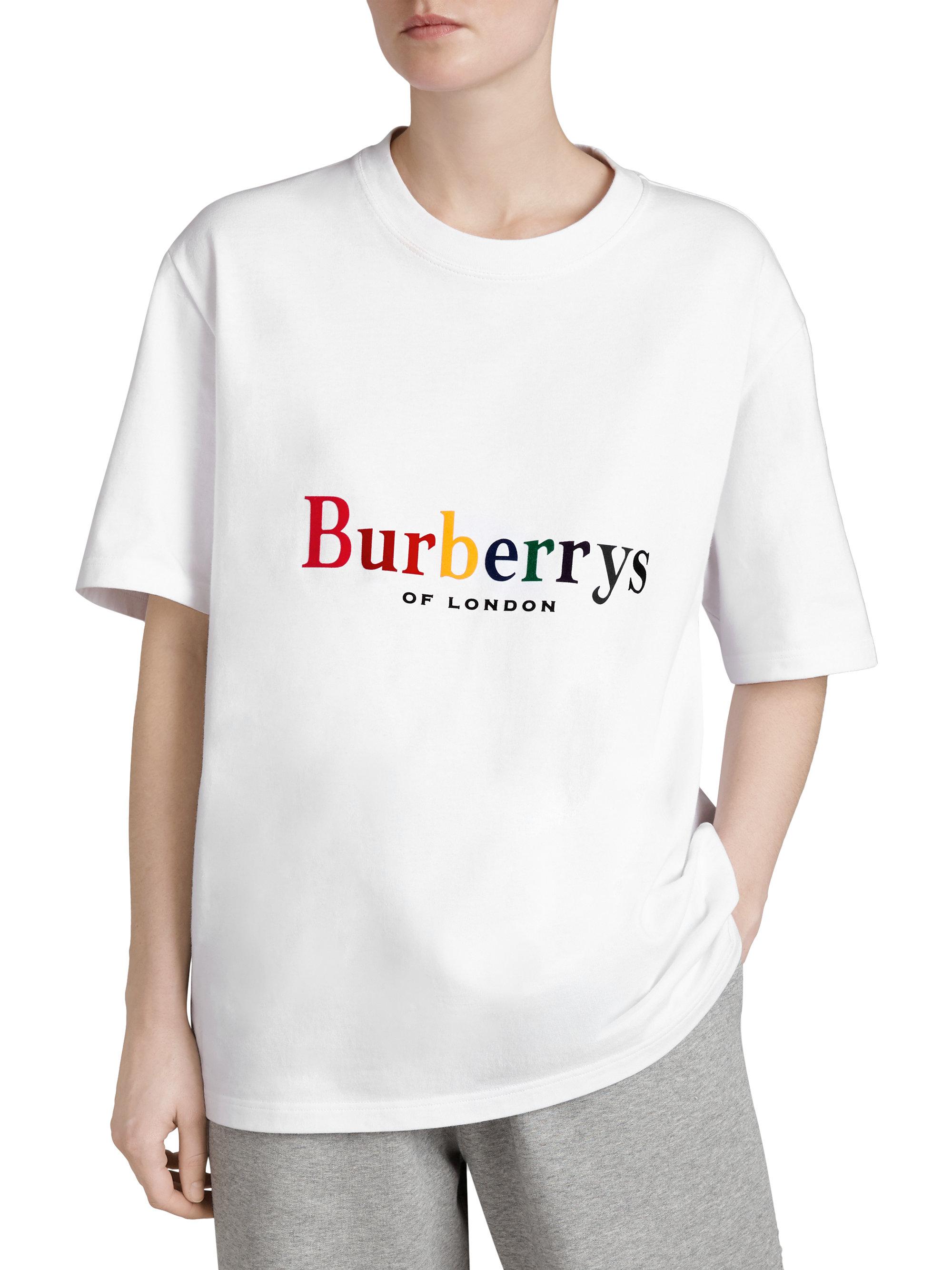 burberry logo tee