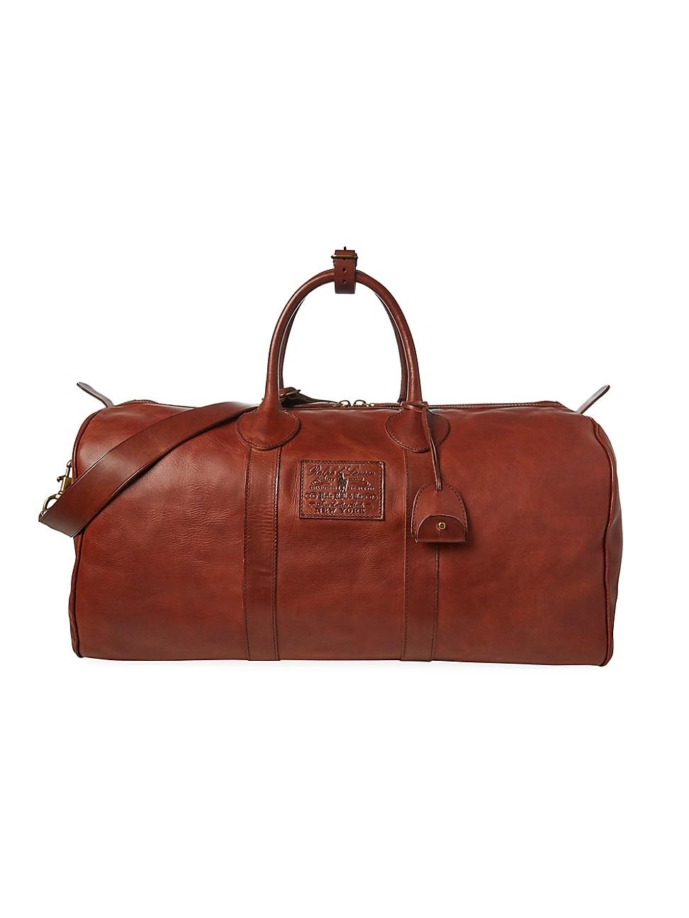 Polo Ralph Lauren Leather Duffel Bag for Men | Lyst