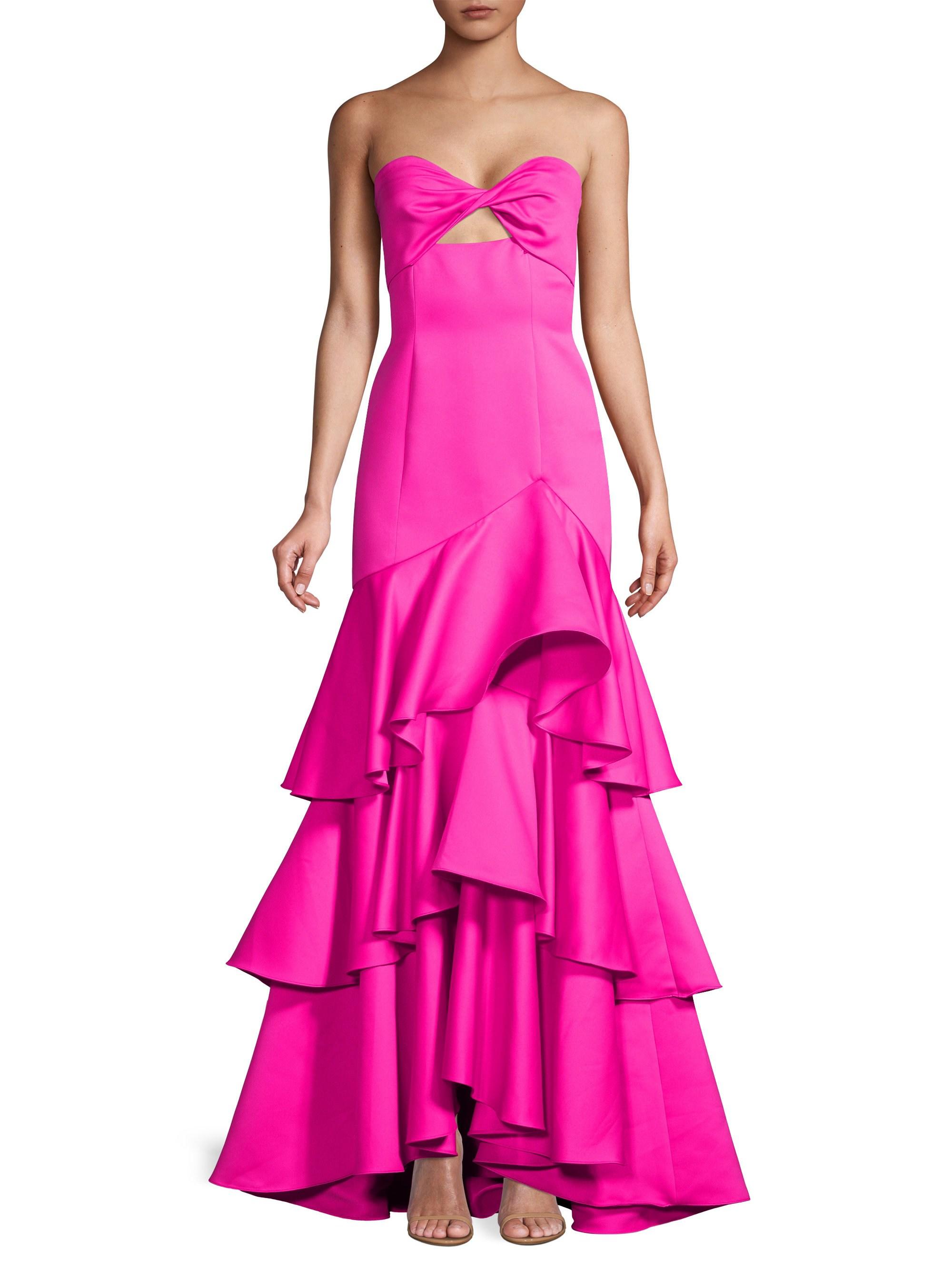 jay godfrey strapless dress