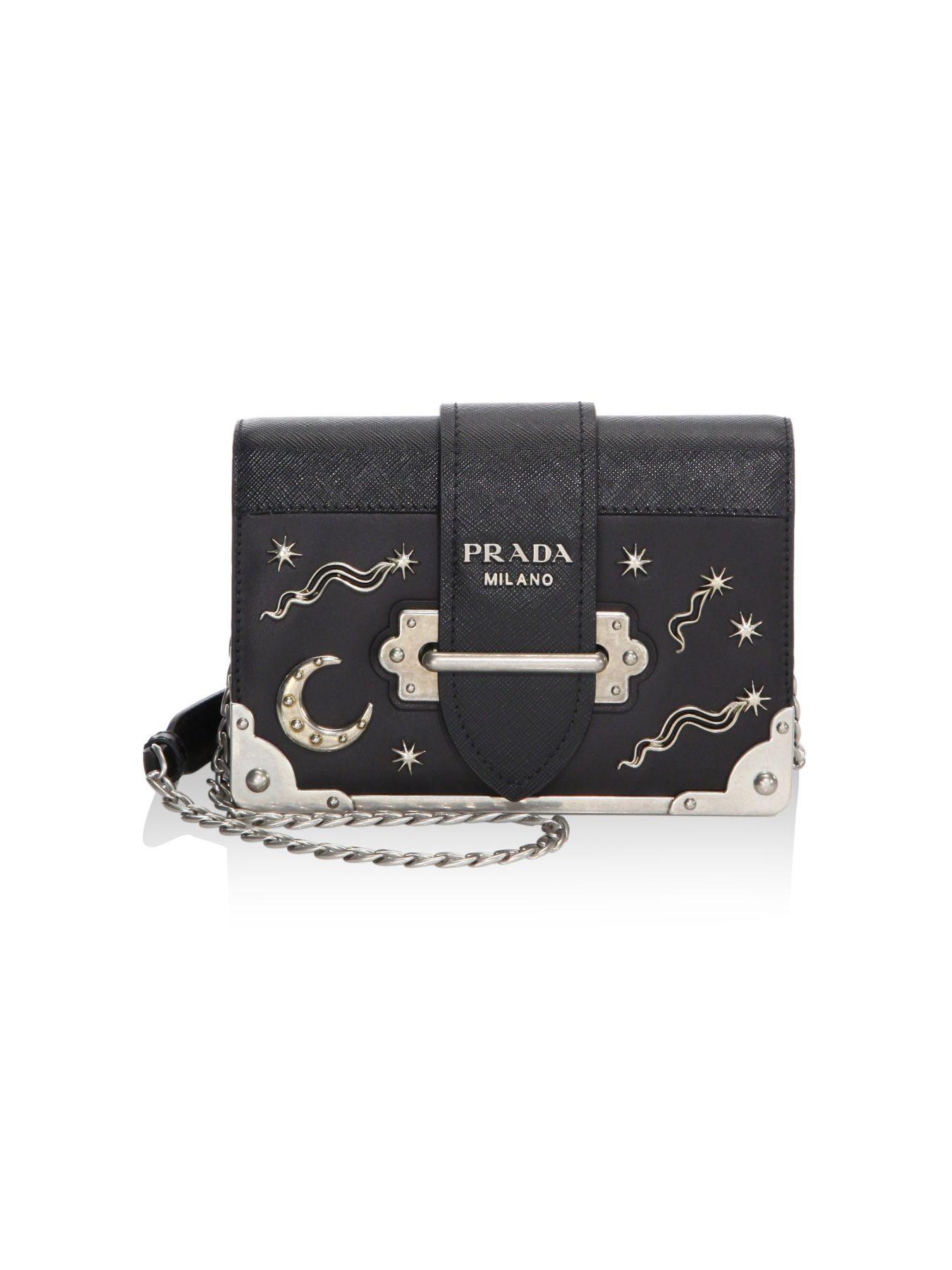 prada studded crossbody