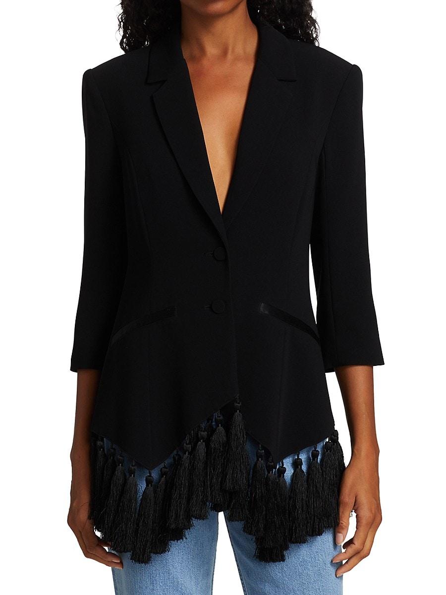 tassel blazer