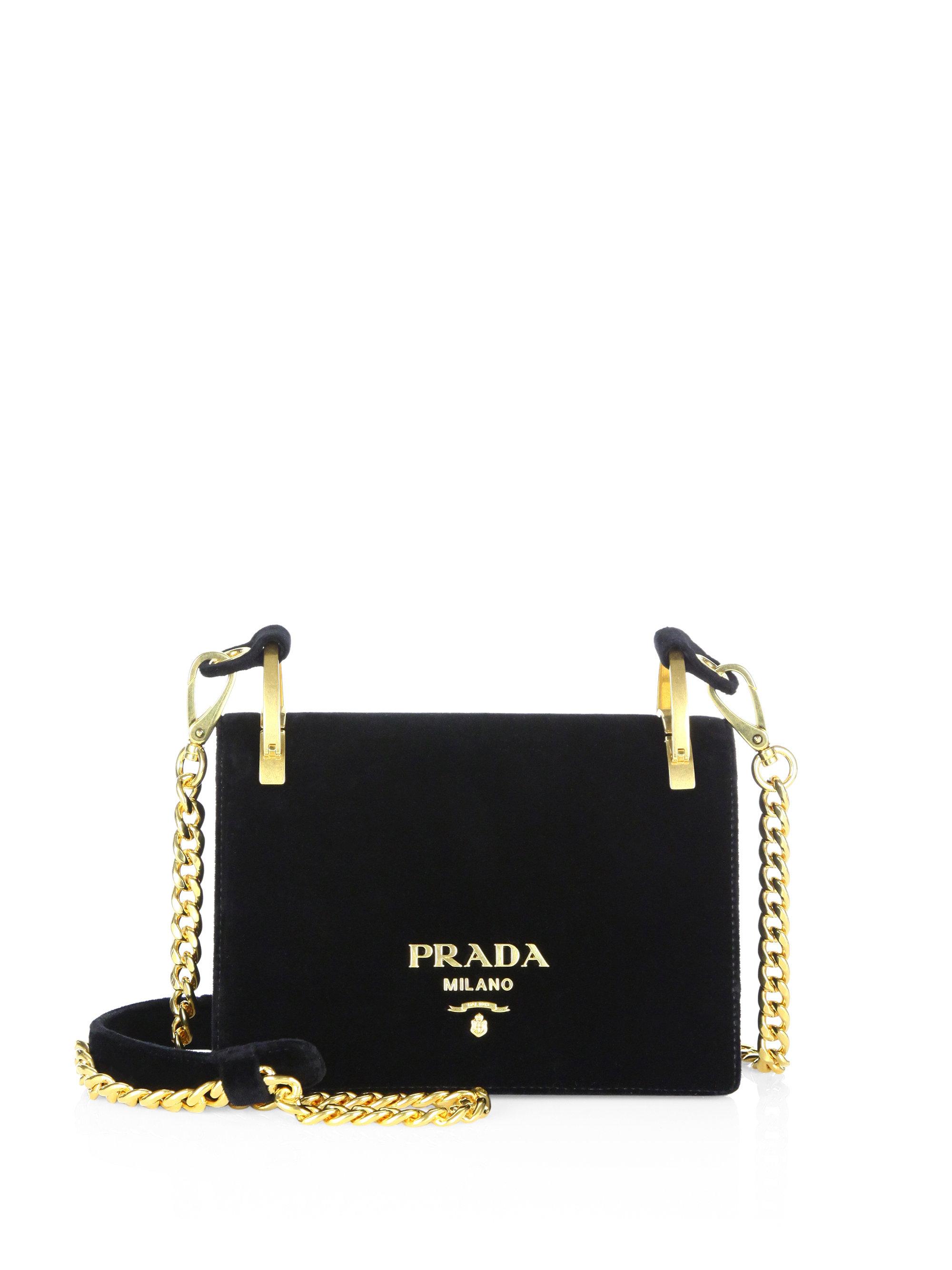 prada velvet backpack