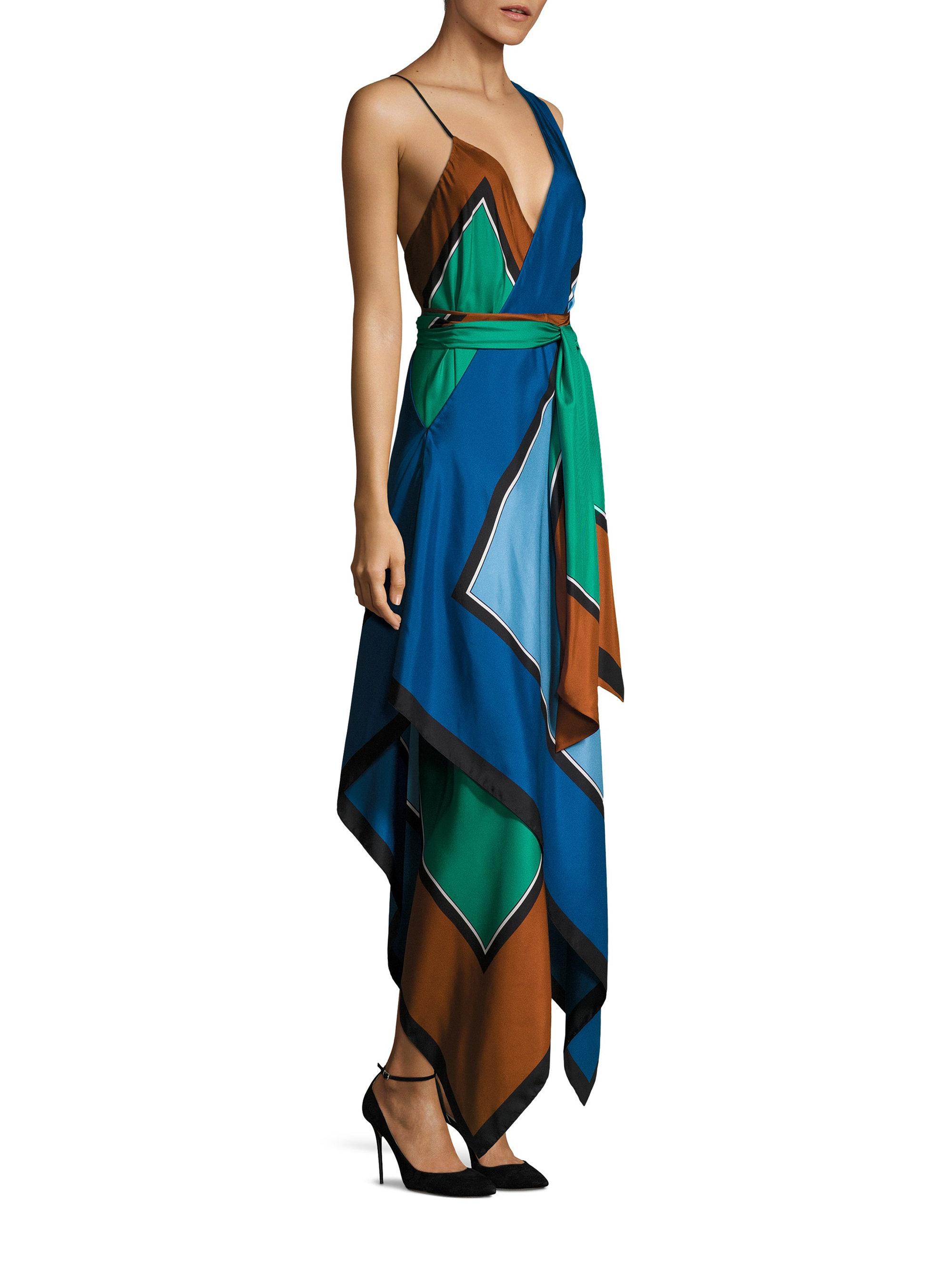 dvf scarf dress