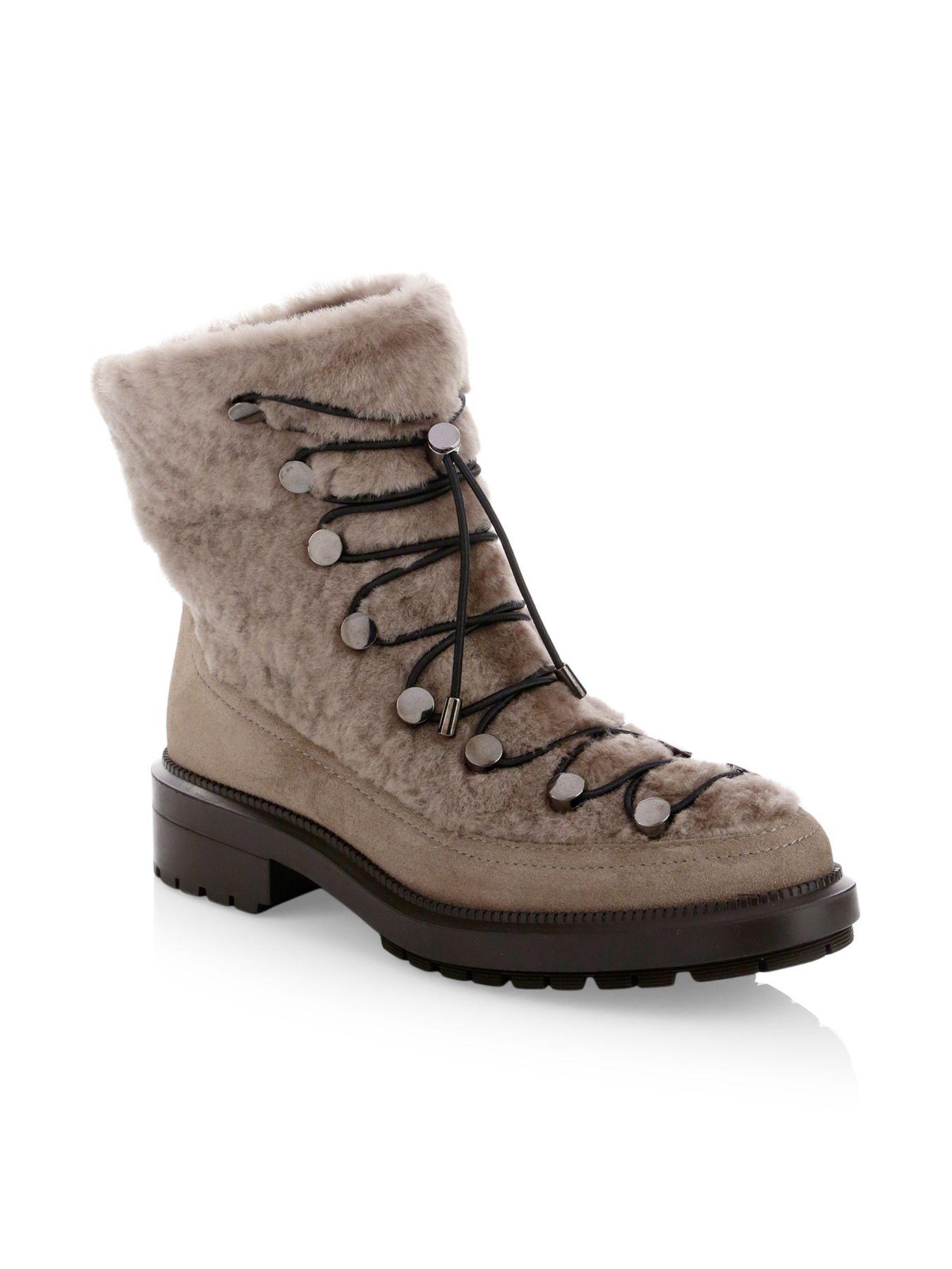 aquatalia lorena shearling boots