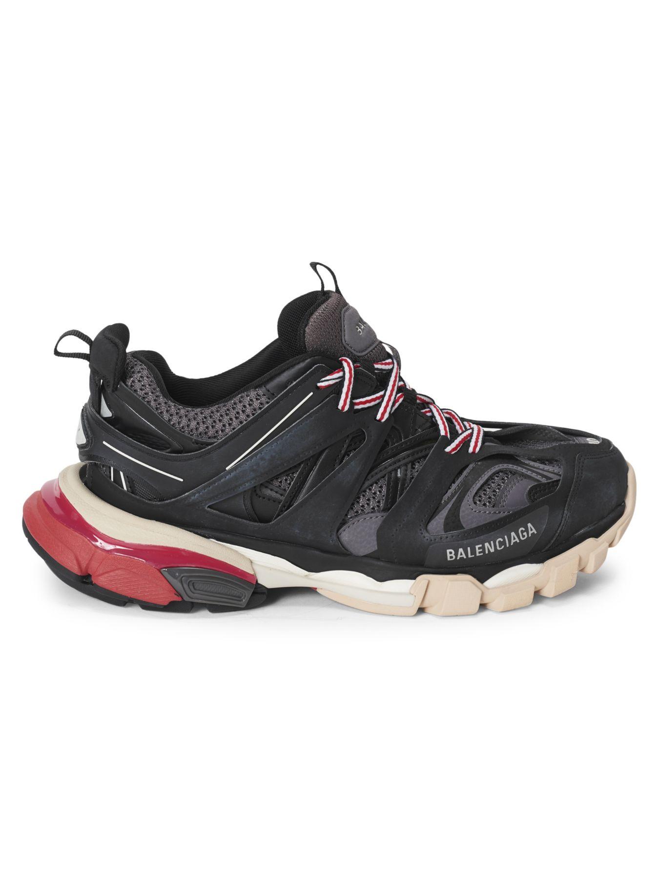Balenciaga Synthetic Track Sneakers in Black - Lyst