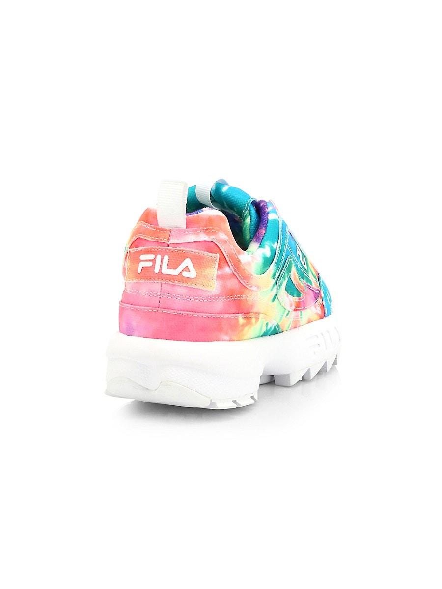 fila tie dye shoes