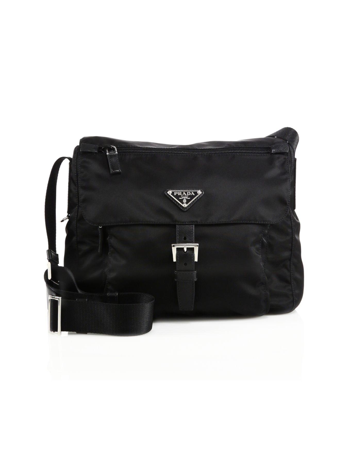 Prada Synthetic Small Nylon Crossbody Bag in Black - Save 6% - Lyst