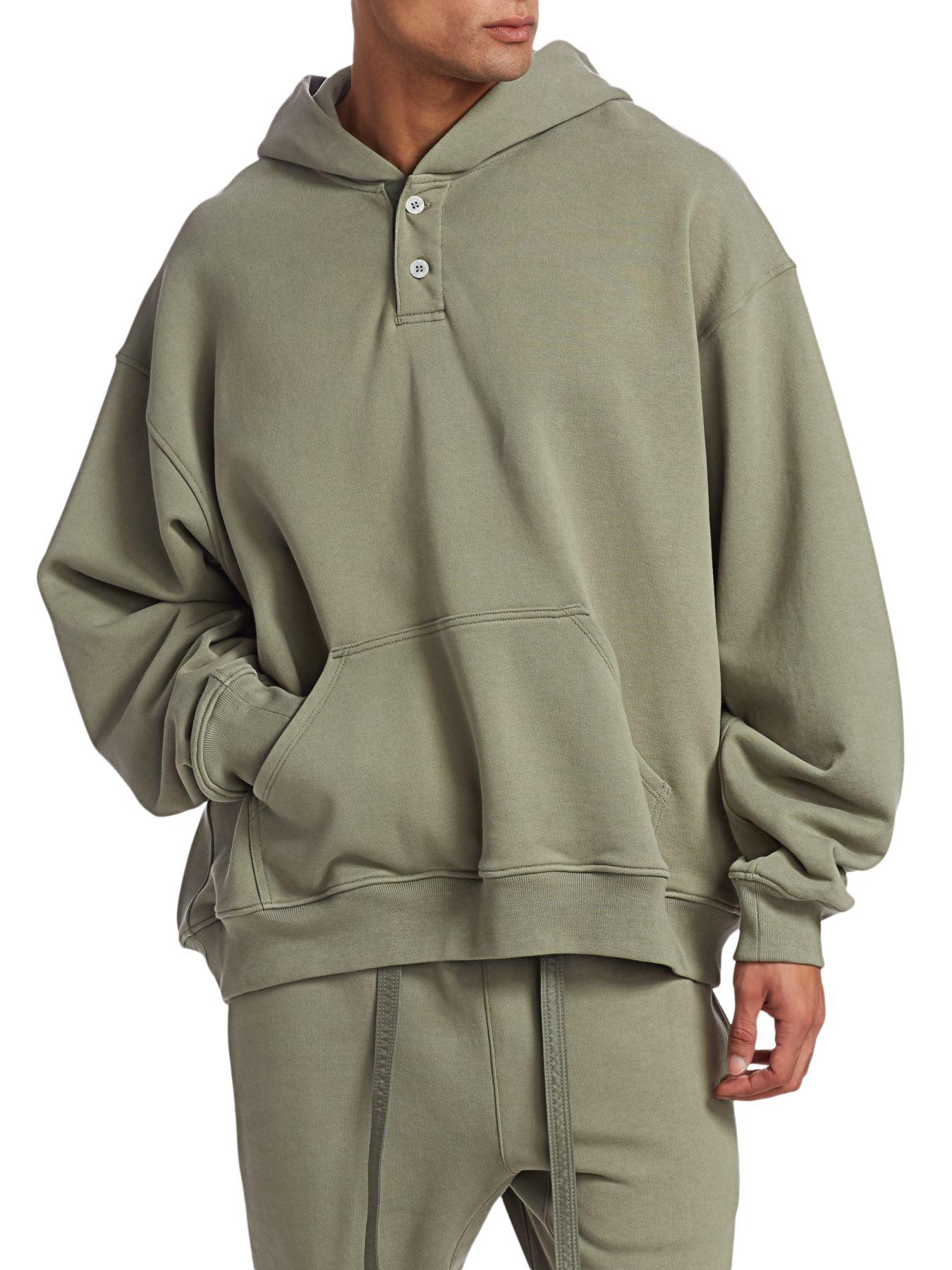fear of god henley sweatshirt