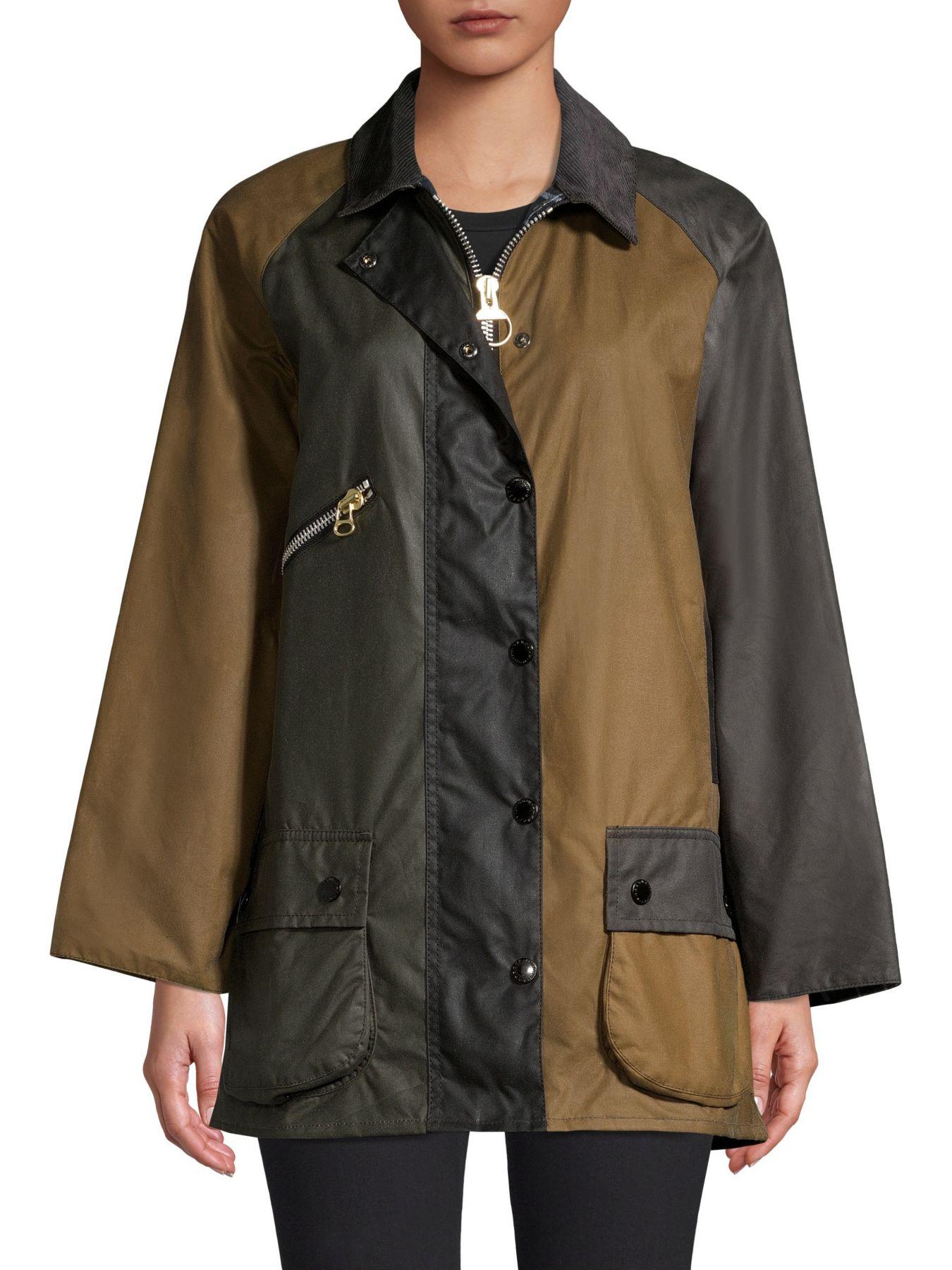 Barbour X Alexa Chung Oversized Patch Jacket | Lyst
