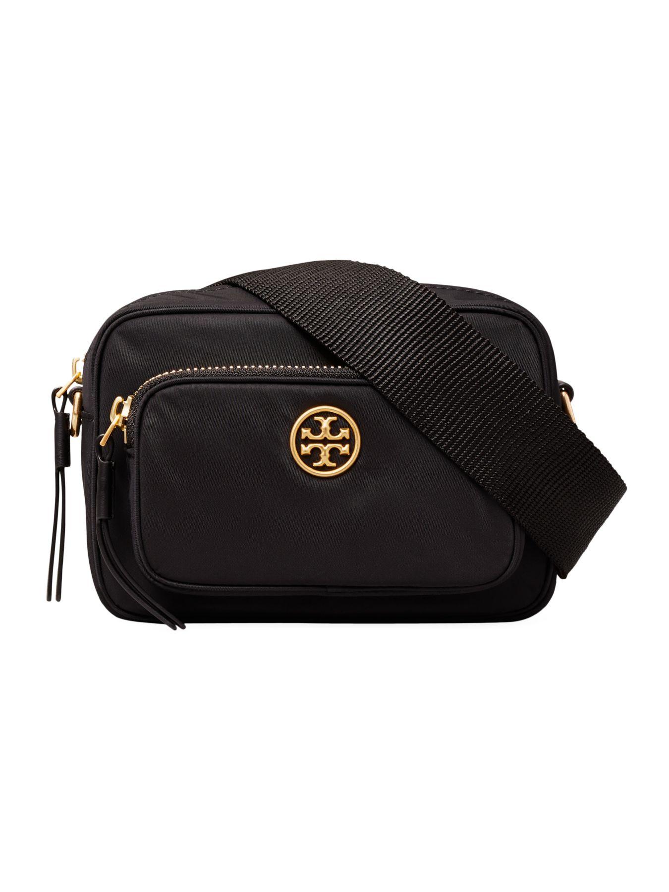 Tory Burch Synthetic Mini Piper Camera Bag in Black - Lyst