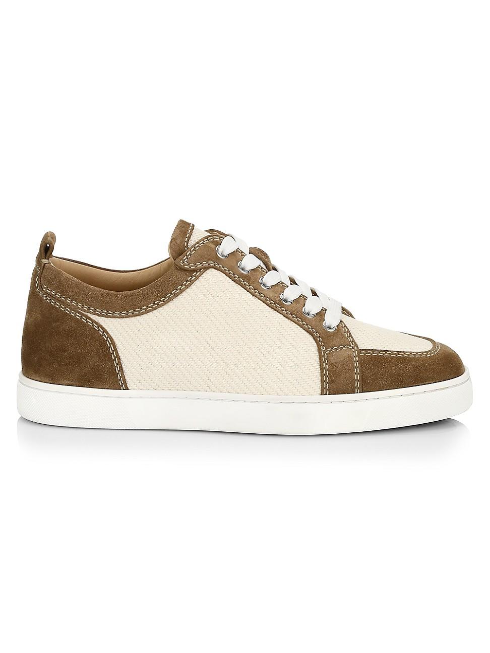 Christian Louboutin Rantulow Flat Sneakers in Natural for Men | Lyst