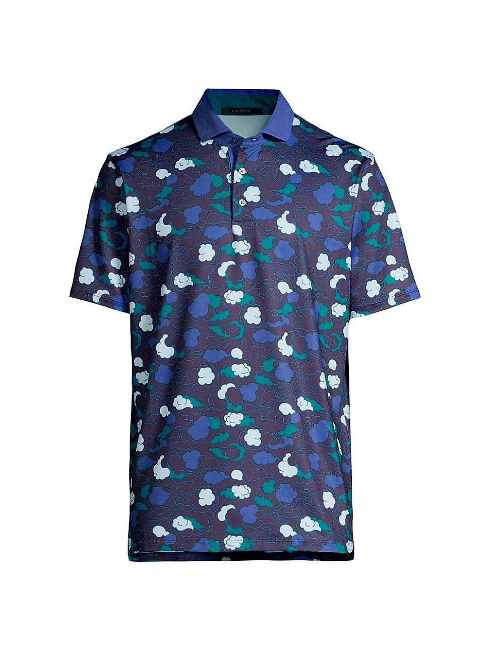 Greyson Cloud Polo Shirt in Blue for Men Lyst
