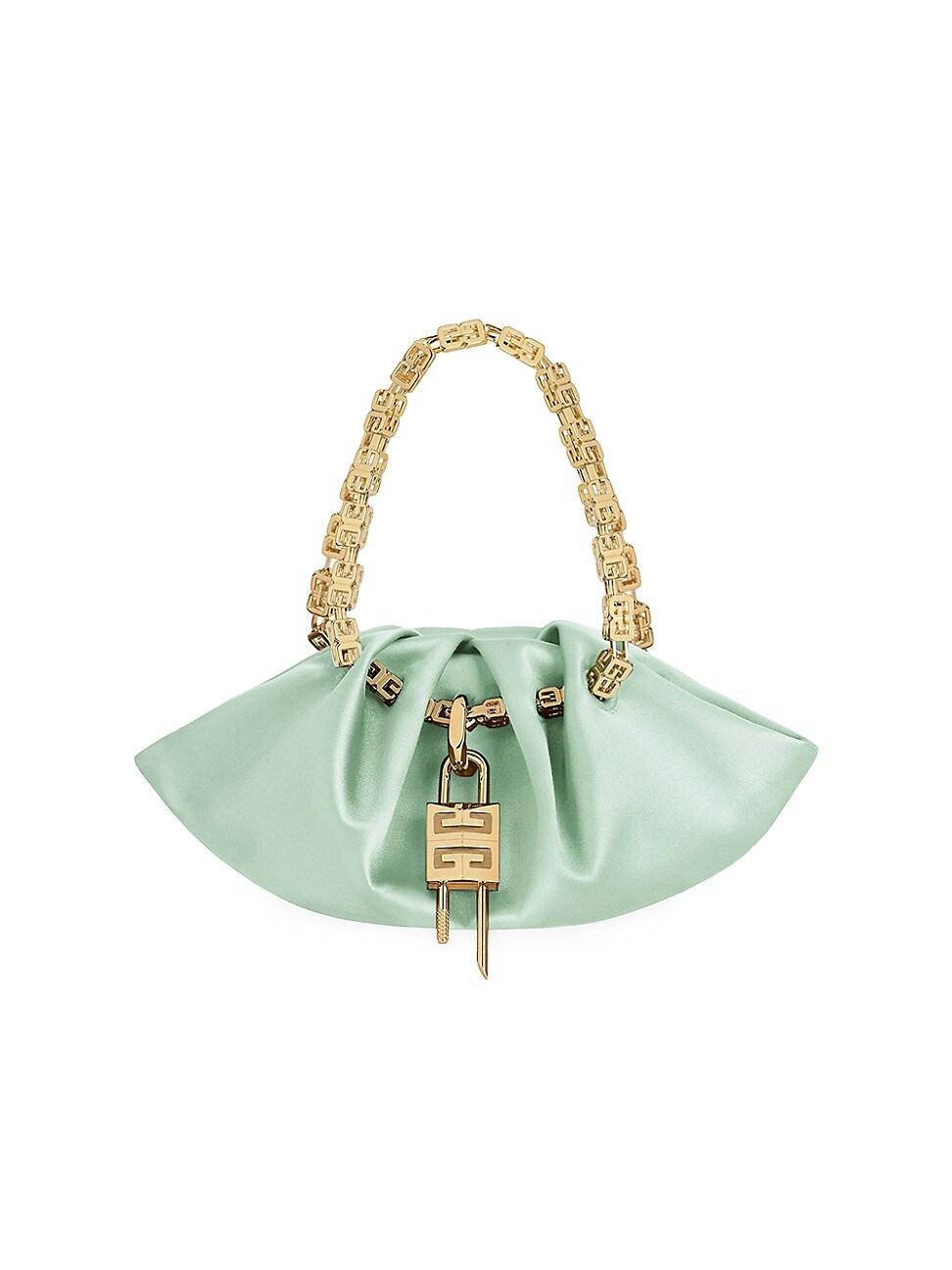 Givenchy Mini Kenny Bag In Satin in Green | Lyst