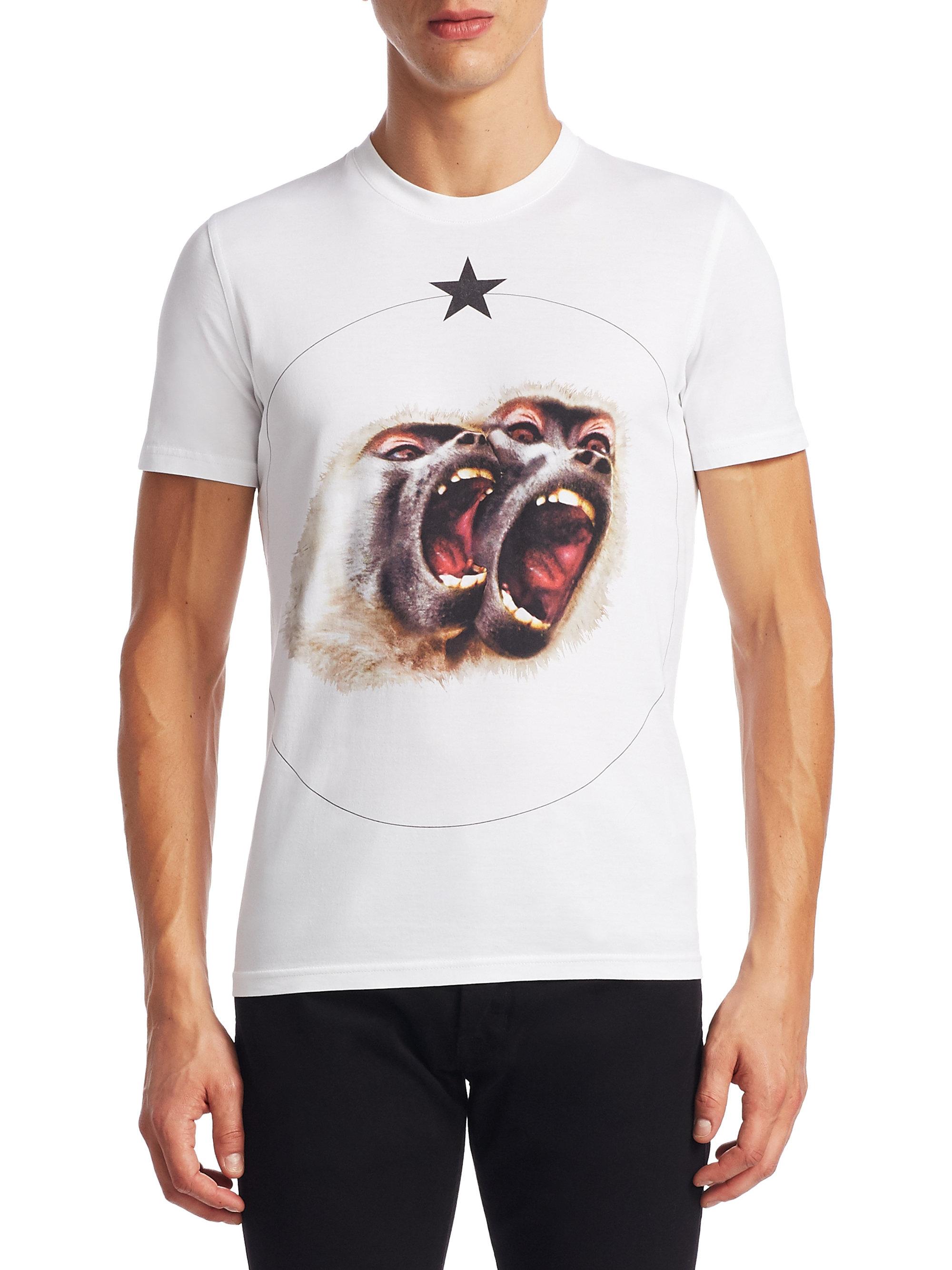 Givenchy Monkey Brothers Cotton Tee in 
