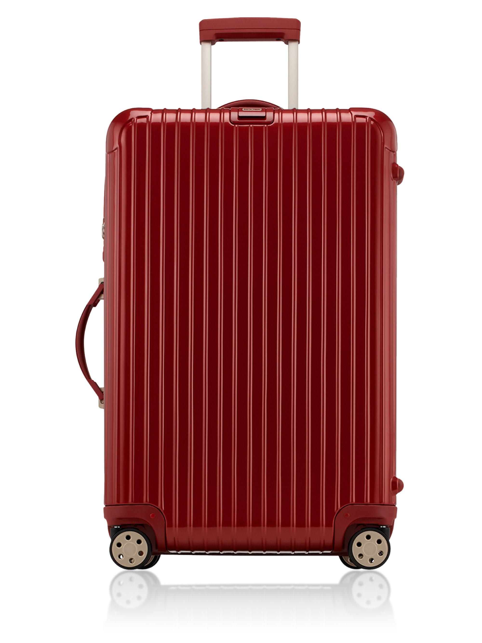 Rimowa Salsa Deluxe Multiwheel Suitcase in Red for Men Lyst