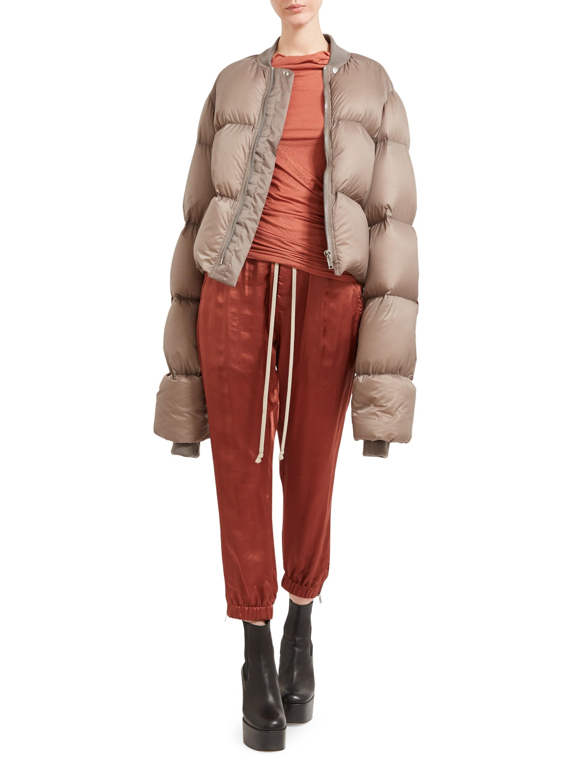 pink duvet jacket