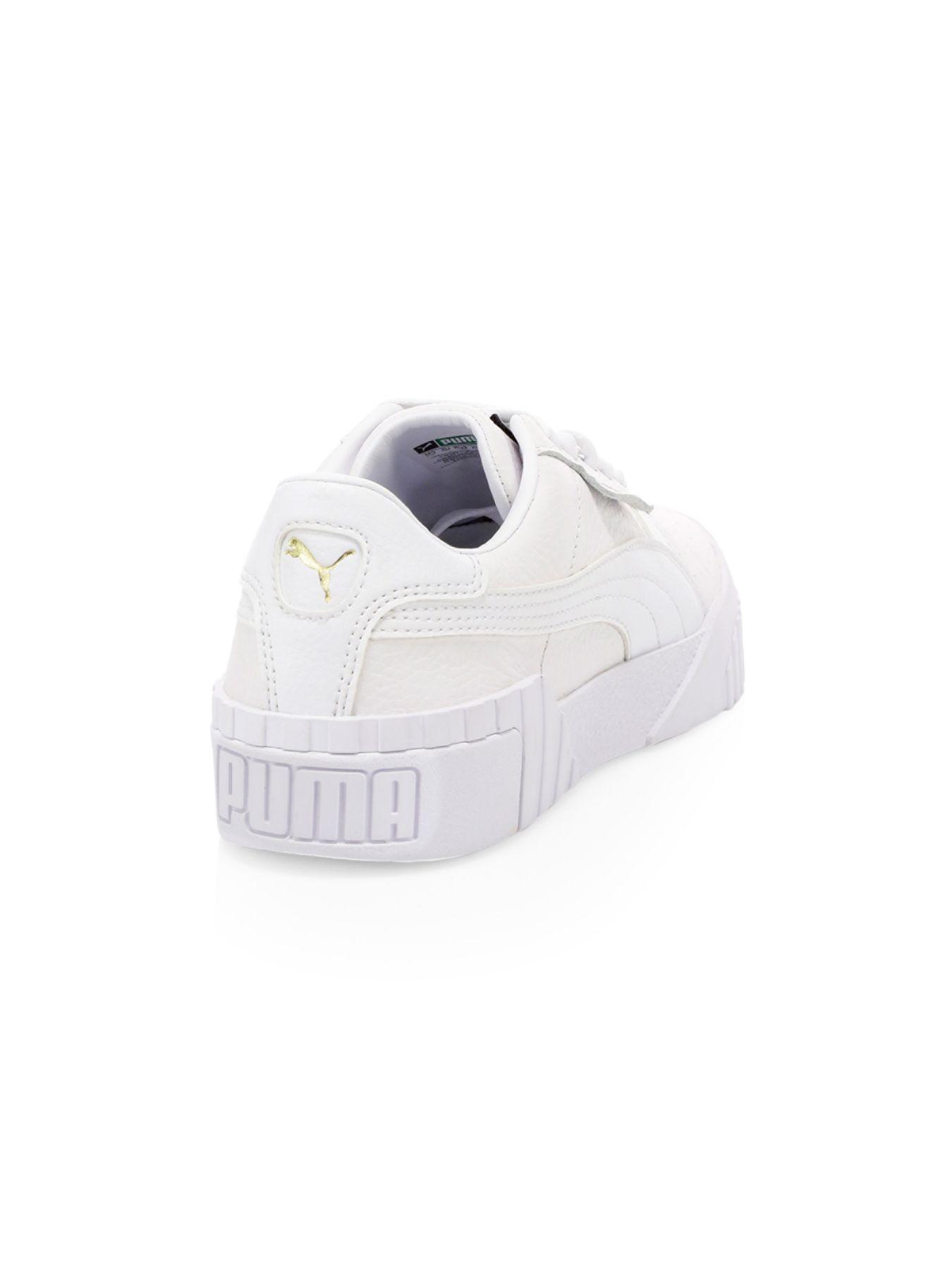 PUMA Rubber Cali Platform Leather Sneakers in White - Save 6% - Lyst