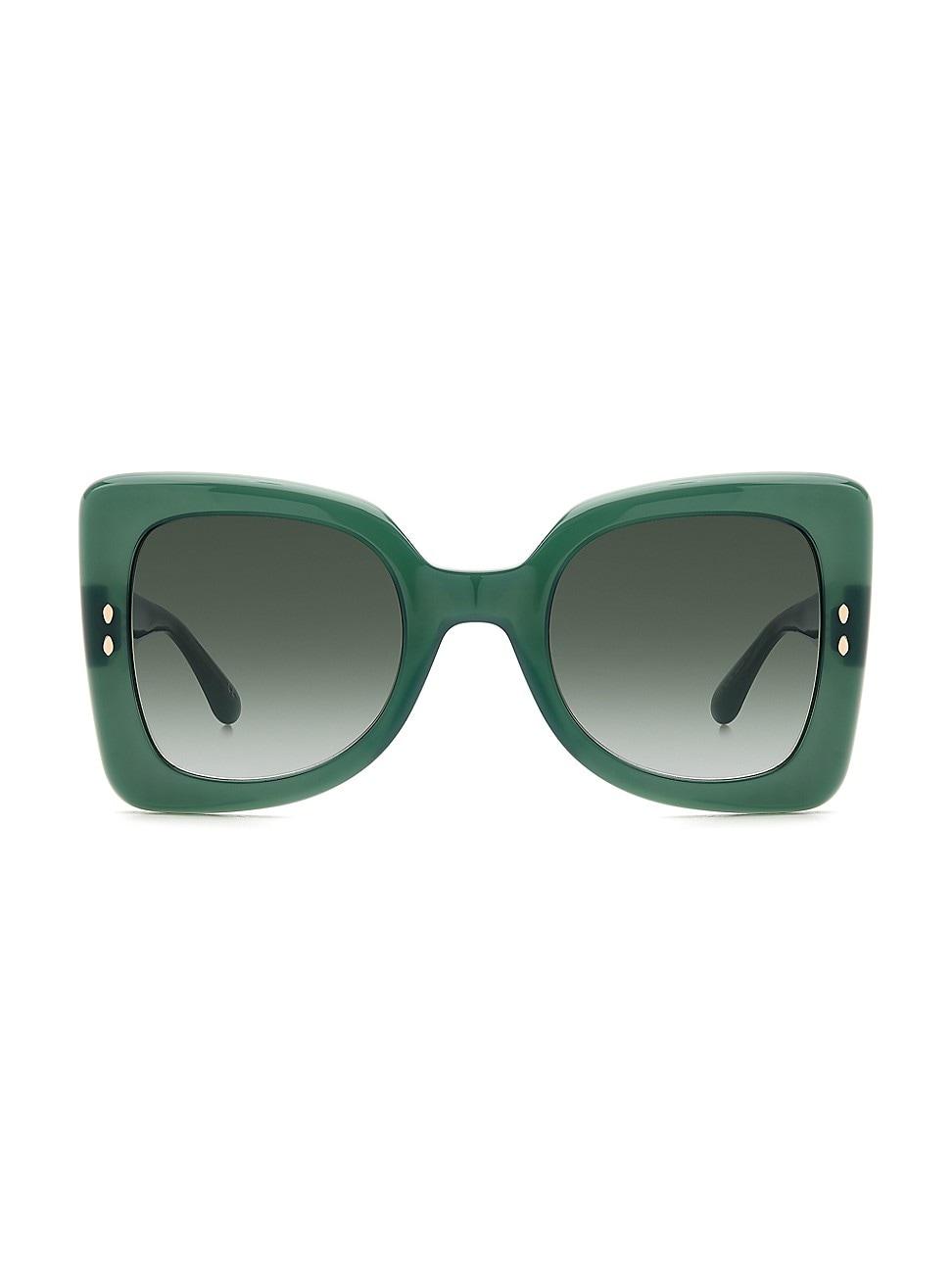 Isabel Marant 60mm Oversized Square Sunglasses in Green | Lyst