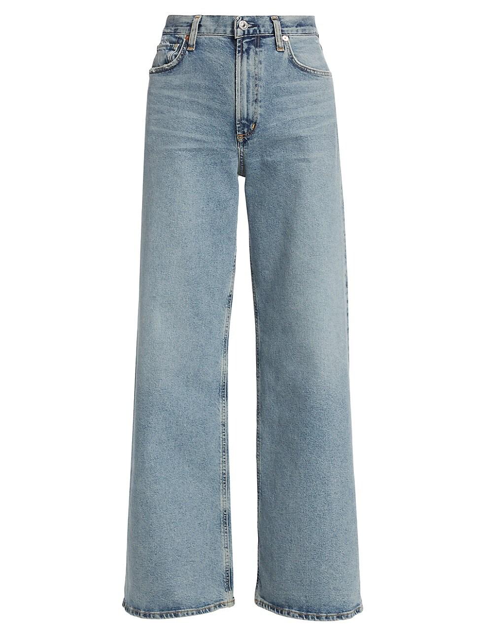 Citizens of Humanity Paloma Baggy High-rise Wide-leg Jeans in Blue | Lyst