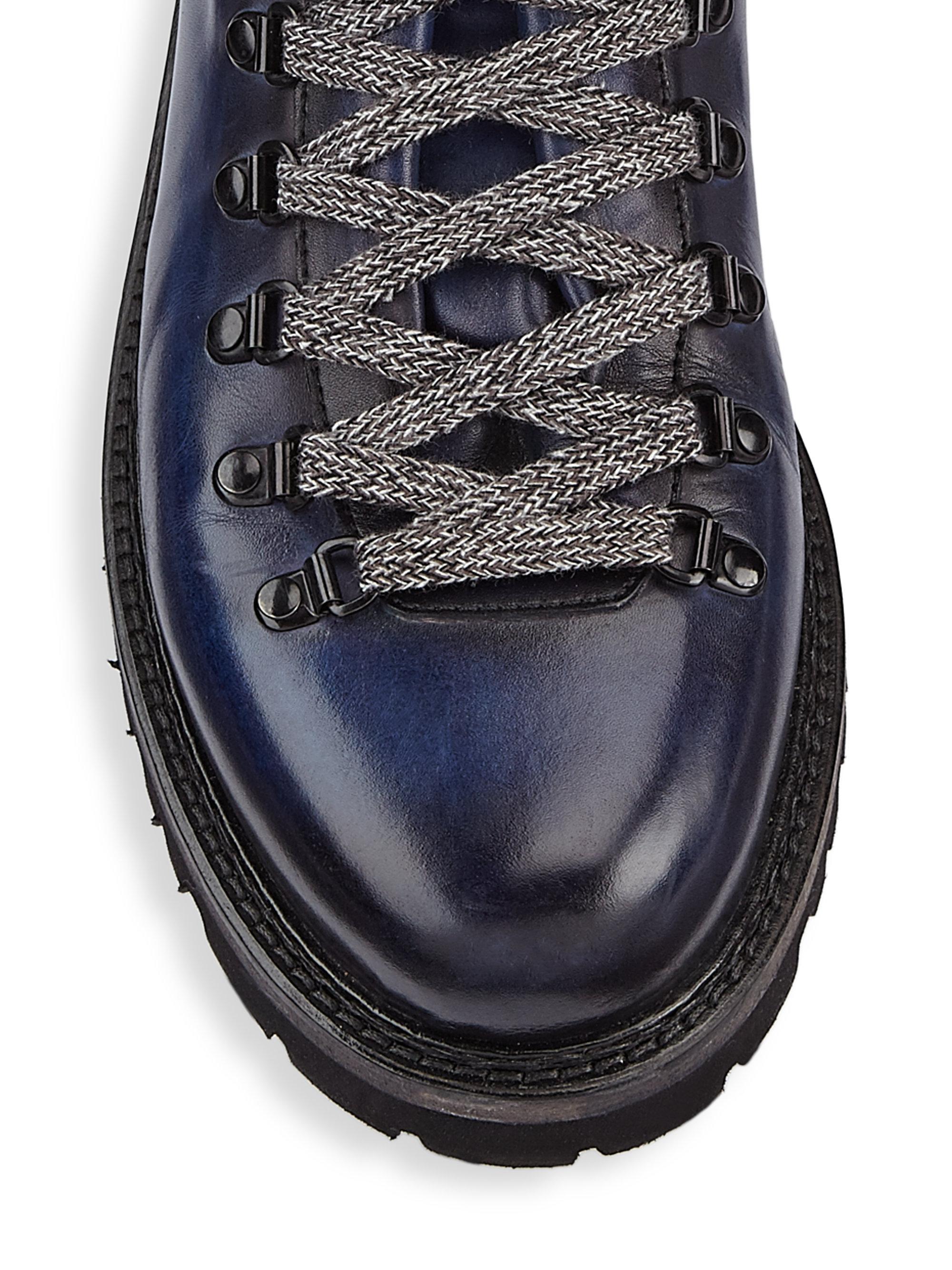 Magnanni Lace-up Leather Hiking Boots 