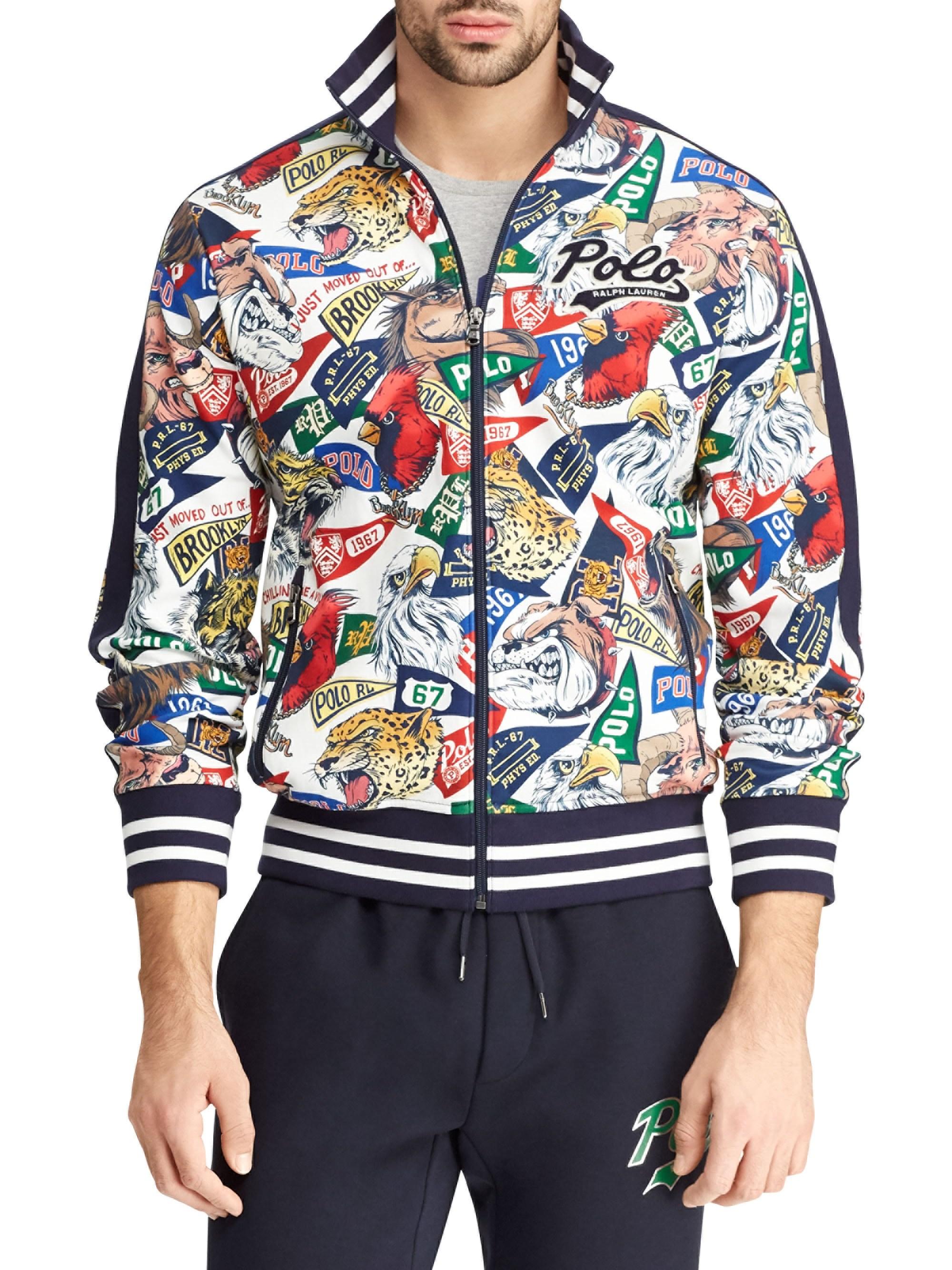 Polo Ralph Lauren Graphic Track Jacket for Men | Lyst