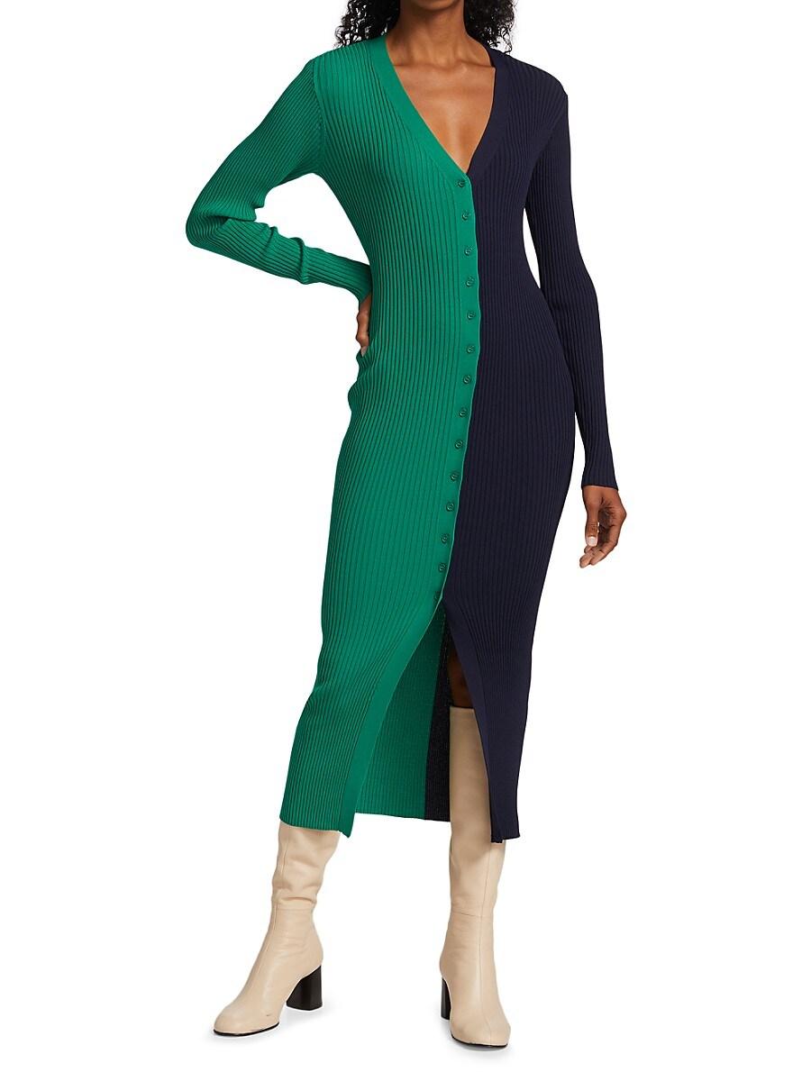 staud shoko sweater dress