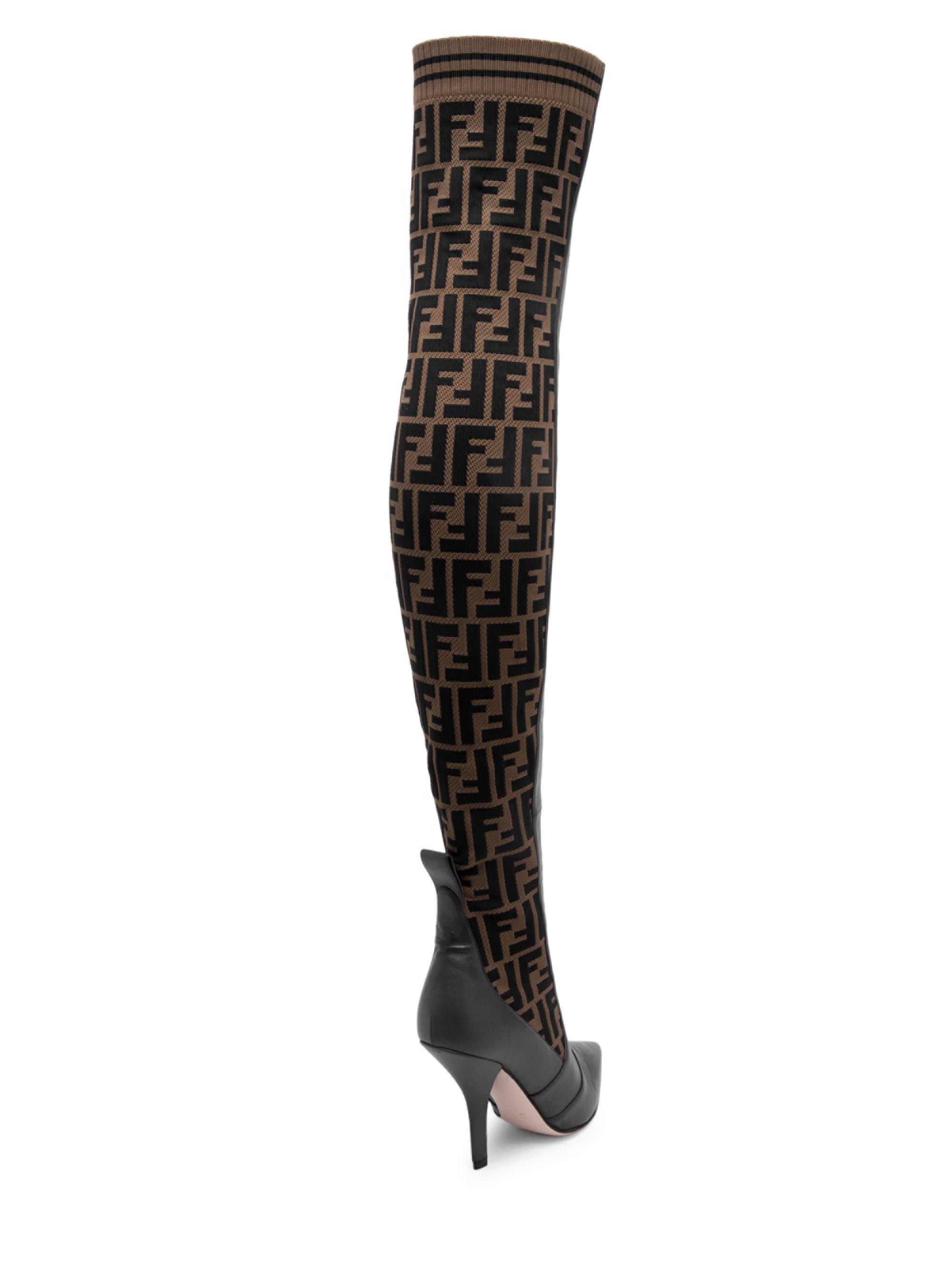 knee high fendi boots